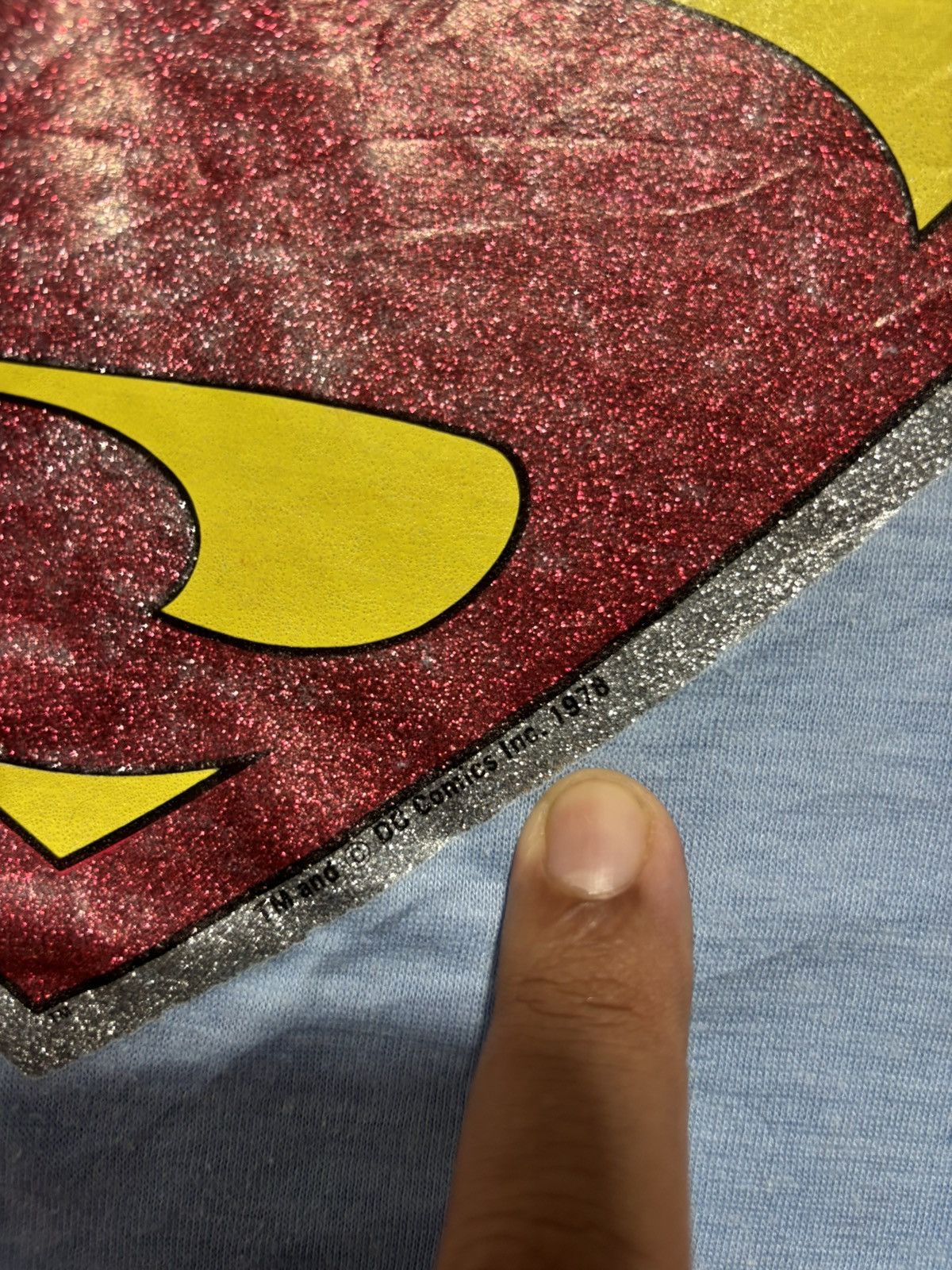 Vintage Vintage 70’s Superman Iron On Tshirt Size US S / EU 44-46 / 1 - 3 Thumbnail