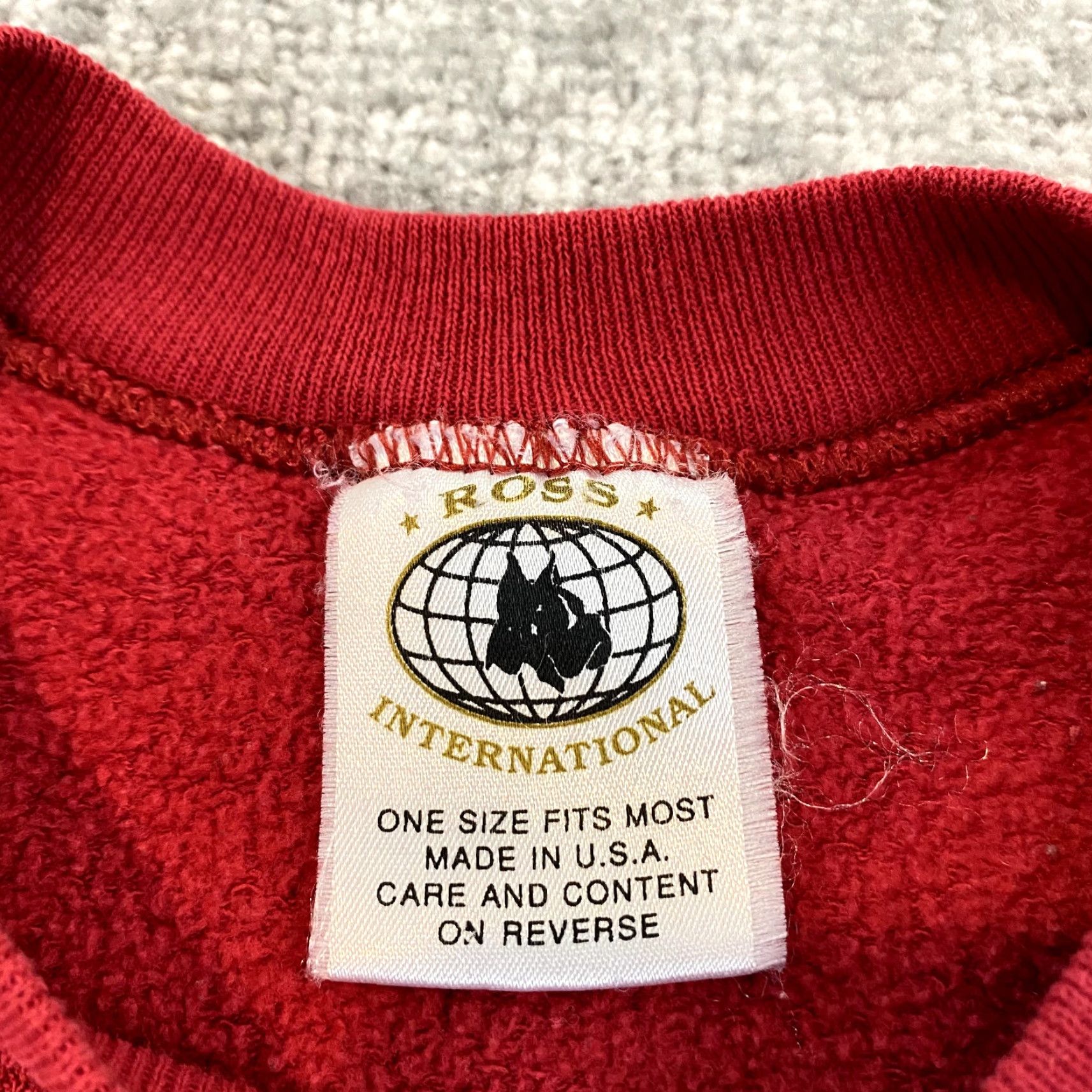 Vintage VTG Betty Boop Sweatshirt Mens L/XL Red Christmas Holidays Pullover Crewneck 90s Shirt Size US L / EU 52-54 / 3 - 4 Thumbnail