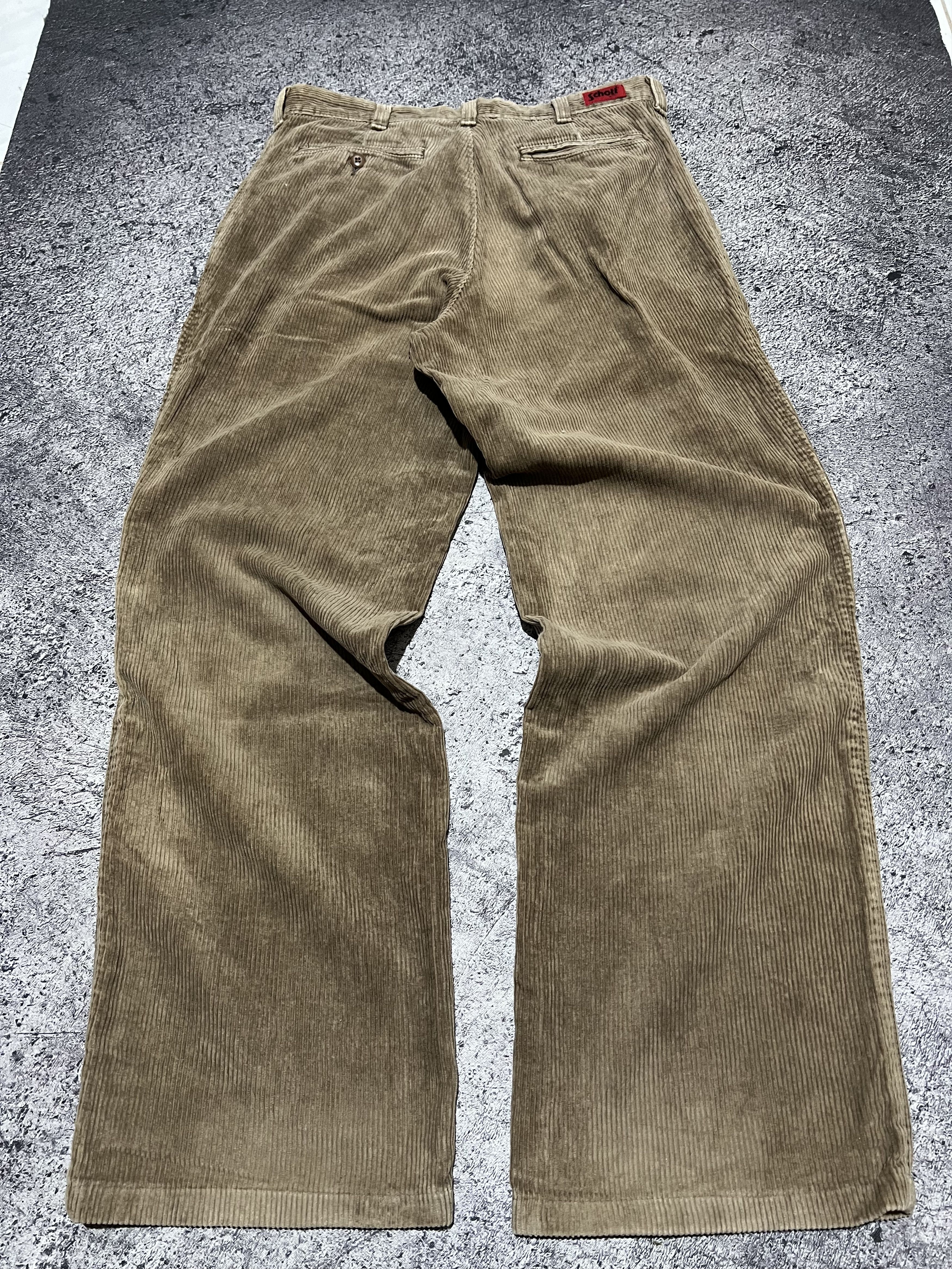 Schott 2000s Archival Schott Nyc Corduroy Baggy y2k Ifsix Size US 30 / EU 46 - 2 Thumbnail
