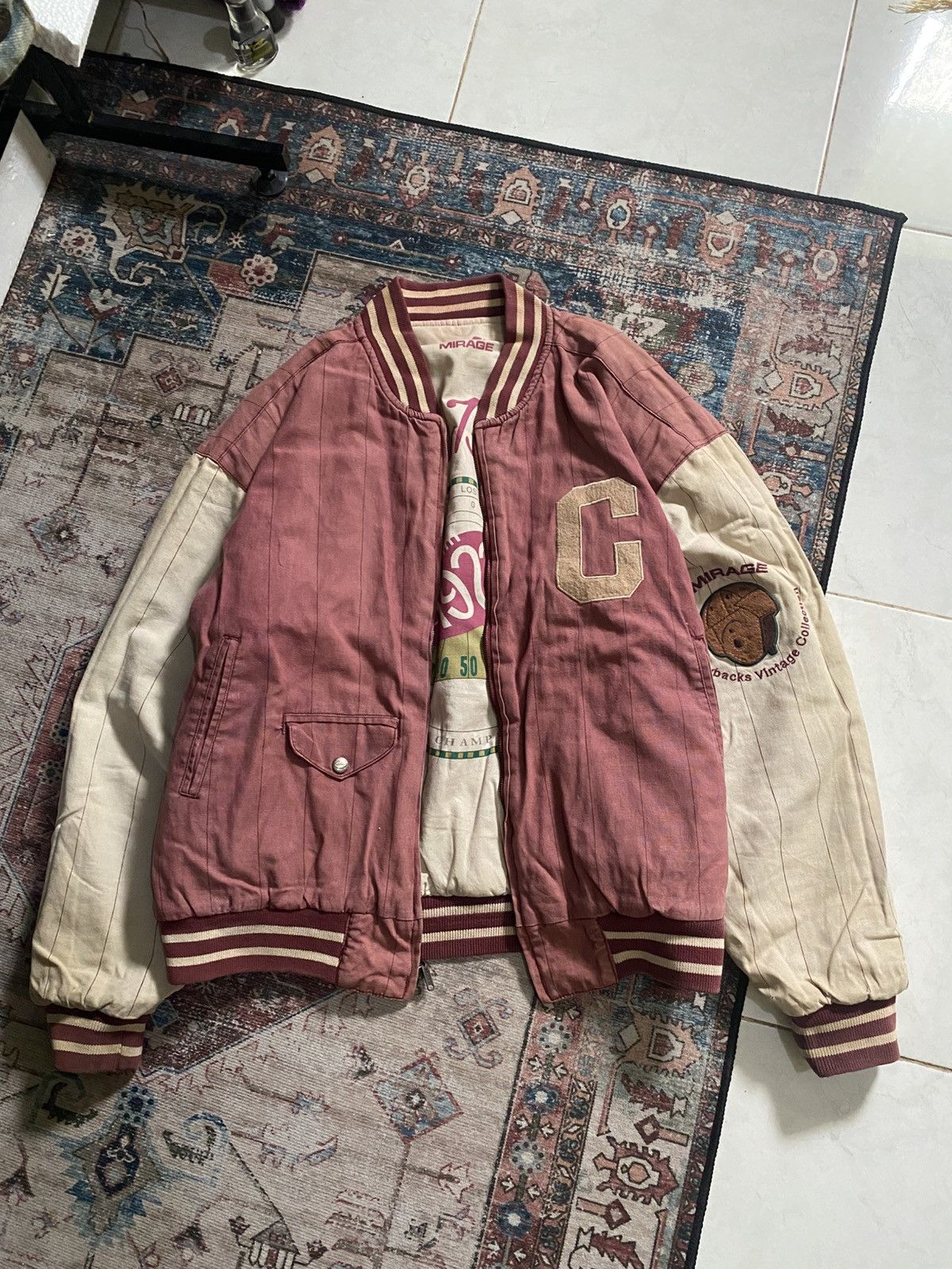 Vintage Vintage Canton Bulldogs NFL Reversible Varsity Jacket Size US M / EU 48-50 / 2 - 3 Thumbnail
