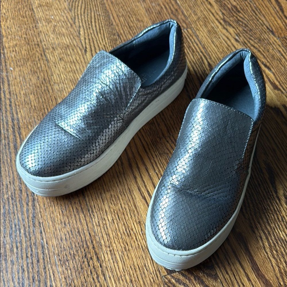 J/Slides J Slides Women’s 8.5 Metallic Slip-On Sneakers Size US 8.5 / IT 38.5 - 2 Thumbnail