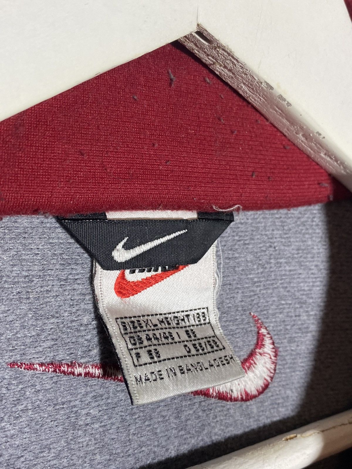Nike 🔥 VINTAGE 90s NIKE FULL ZIP TRACK JACKET RARE DESIGN Size US XL / EU 56 / 4 - 11 Thumbnail