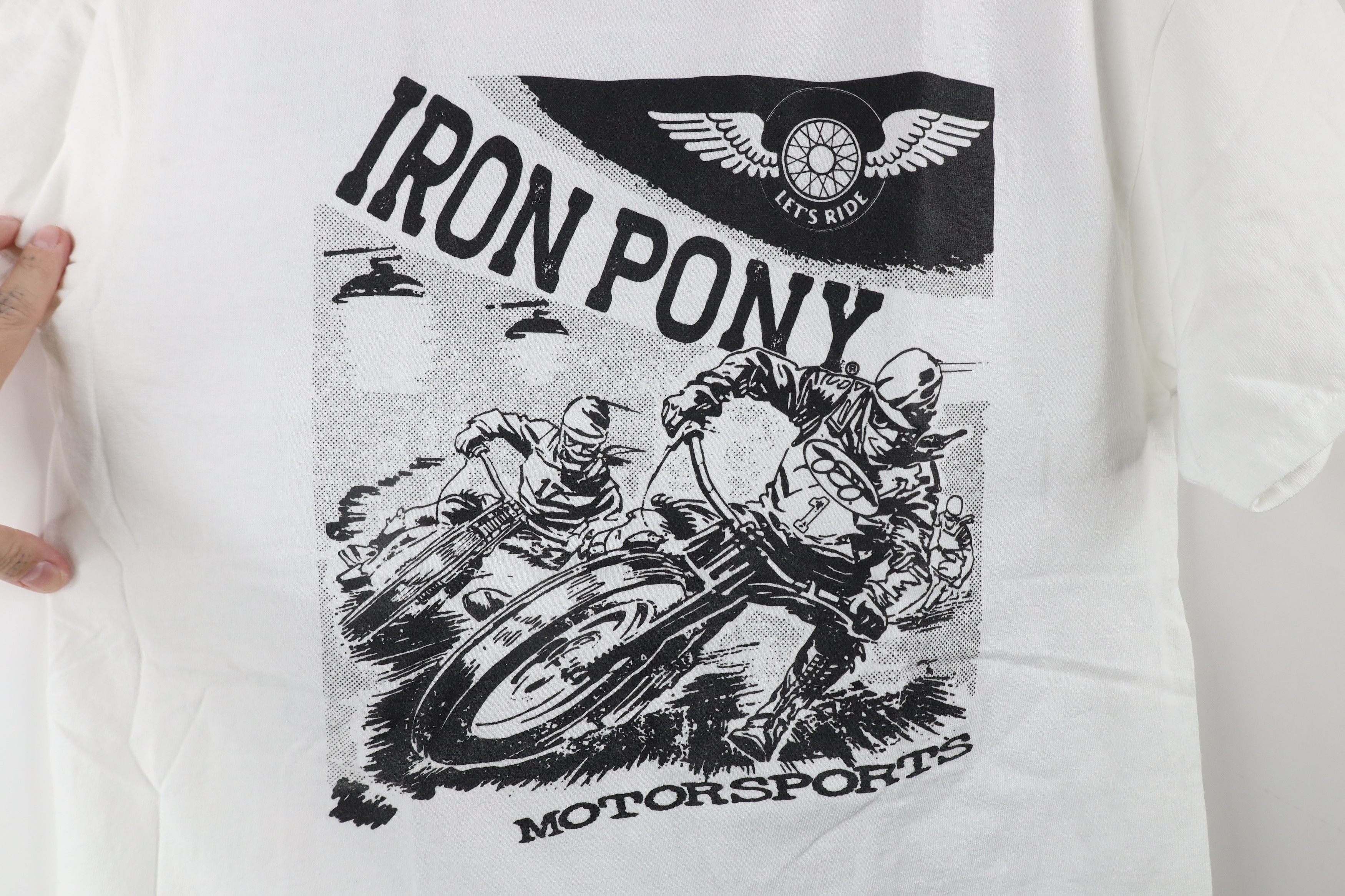 Vintage Vintage Streetwear Out Iron Pony Motorsports Racing T-Shirt Size US M / EU 48-50 / 2 - 4 Thumbnail