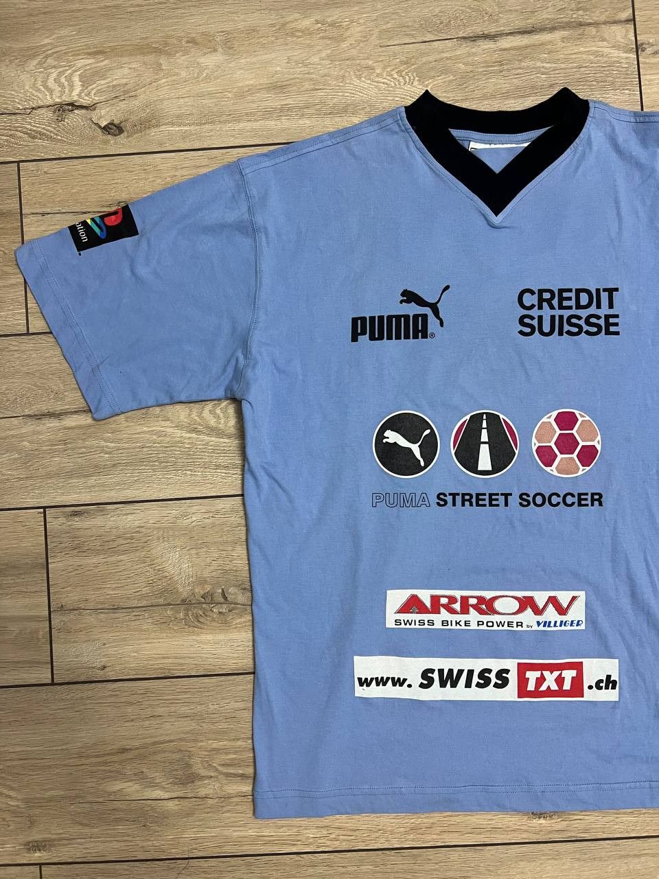 Puma Puma Vintage Street Soccer T-shirt Blue sz L Credit Suisse Size US L / EU 52-54 / 3 - 9 Thumbnail