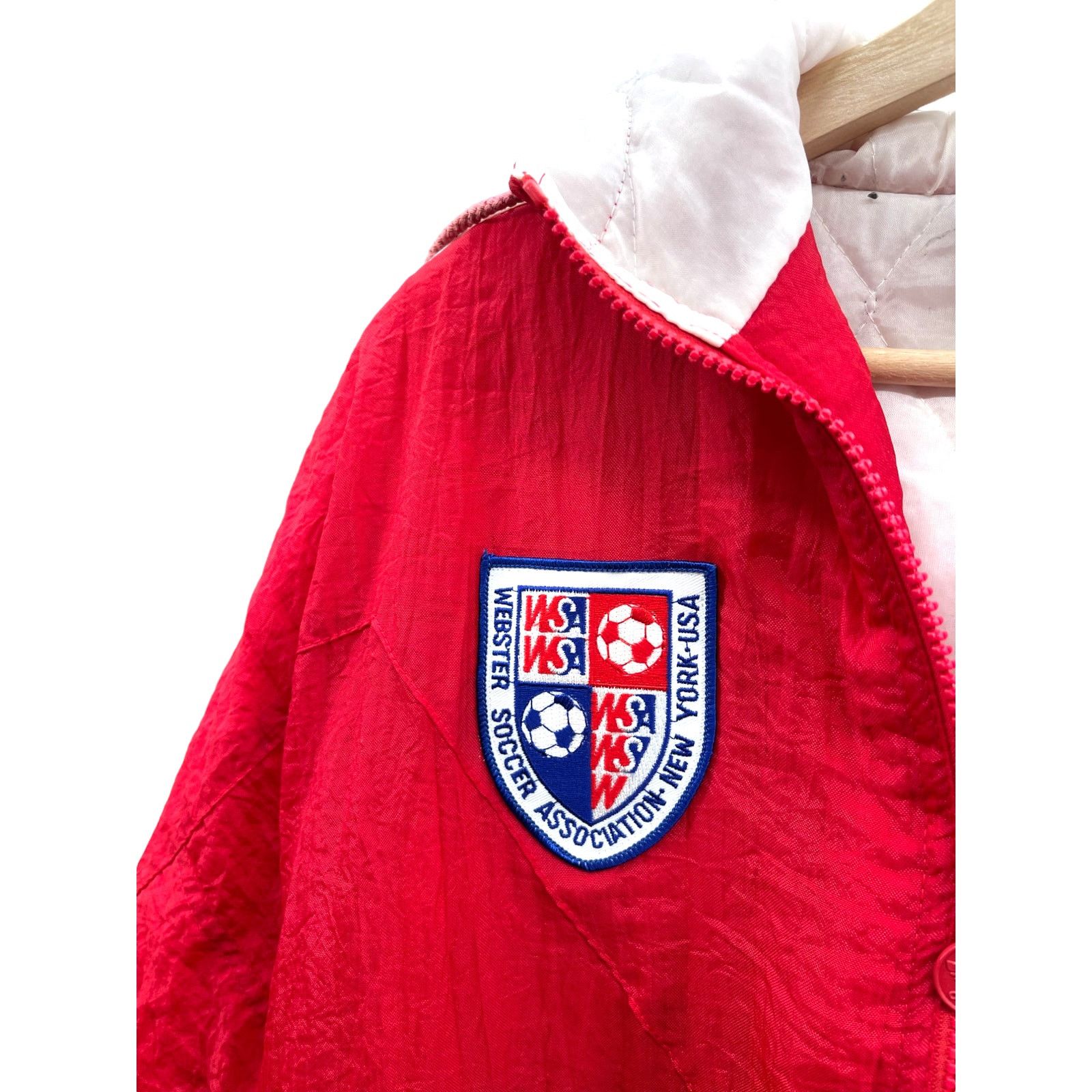 Adidas × Vintage 2000's Adidas Webster Soccer Association Athletic Jacket Size US M / EU 48-50 / 2 - 6 Thumbnail