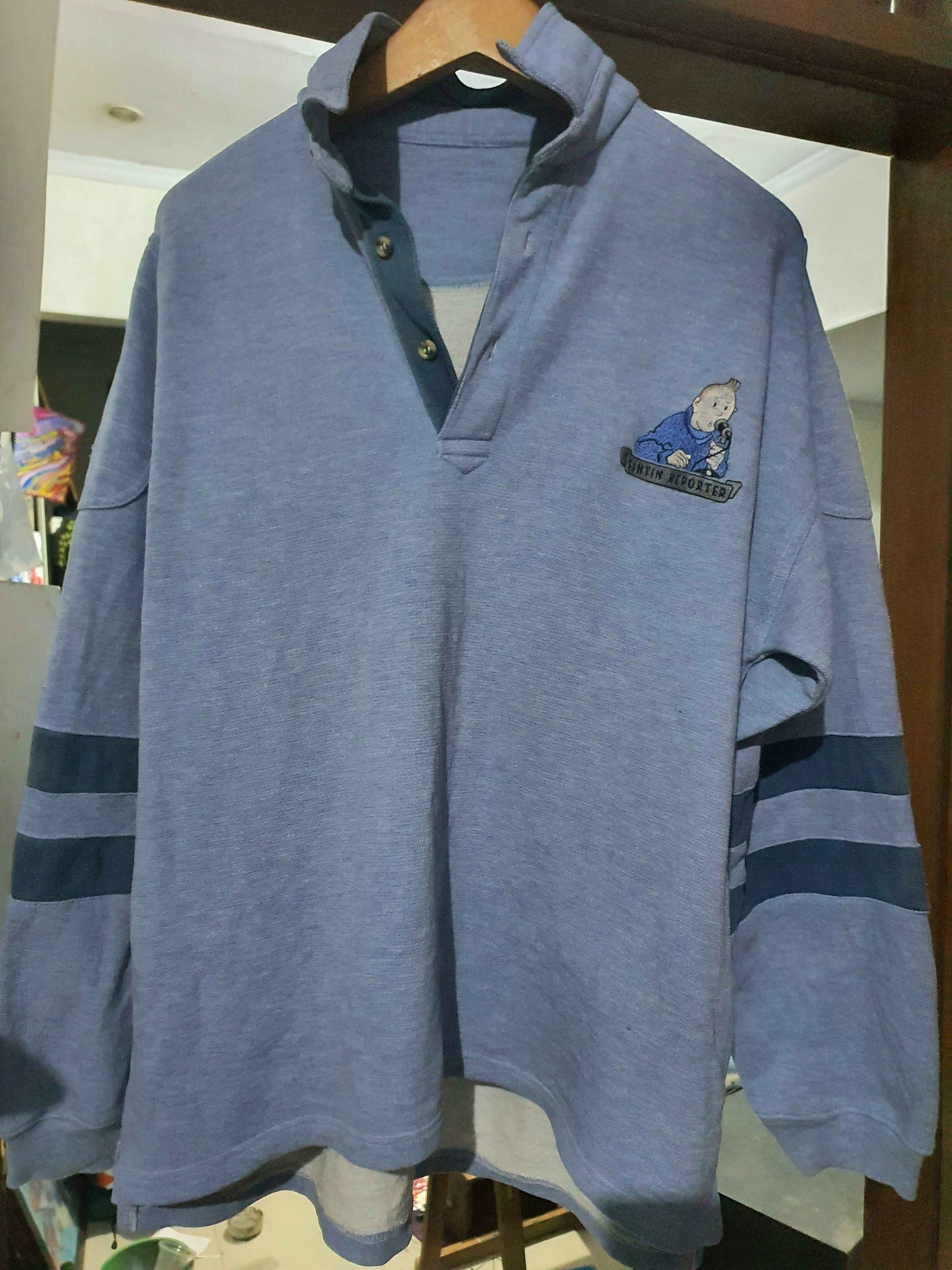 Vintage 🌹Vintage TinTin sweatshirt L 🌹 Size US L / EU 52-54 / 3 - 2 Thumbnail