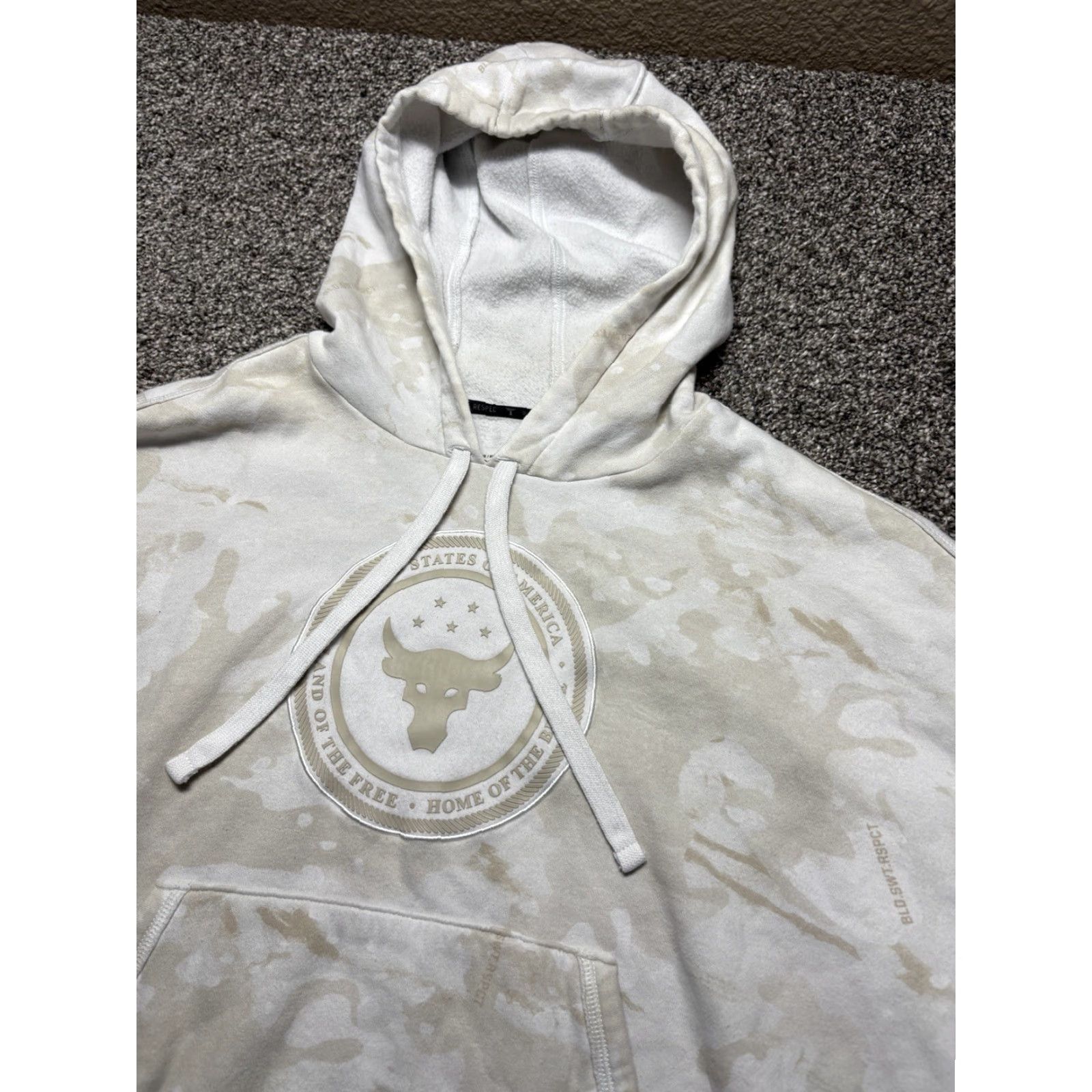 Under Armour Under Armour Project Rock Hoodie Adult L Freedom Sweatshirt Multicolor Camo Pullover Men/Womens (Unisex) Size L / US 10 / IT 46 - 2 Thumbnail