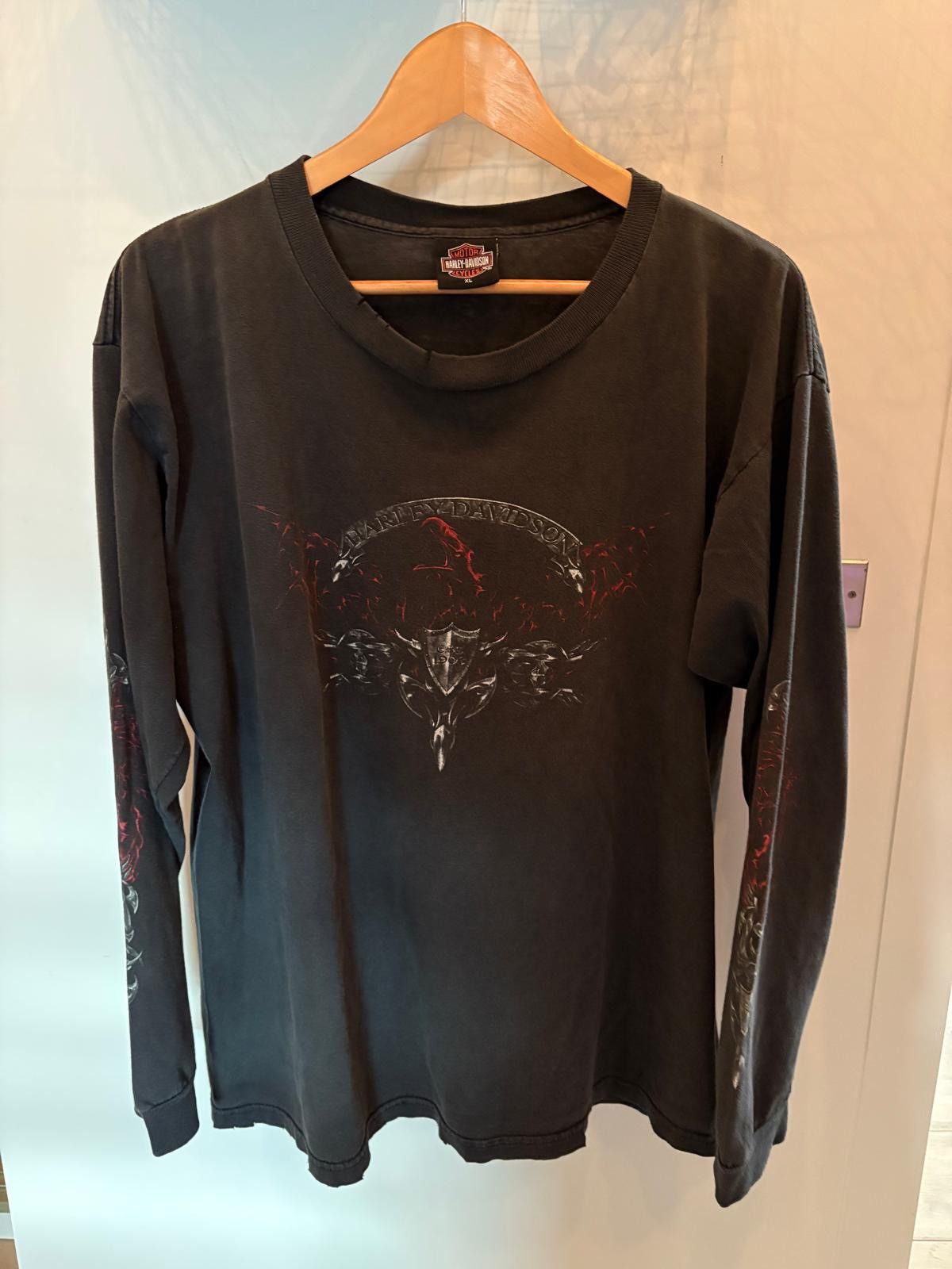 Harley Davidson Longsleeve Tshirt Harley Davidson Size US XL / EU 56 / 4 - 6 Thumbnail