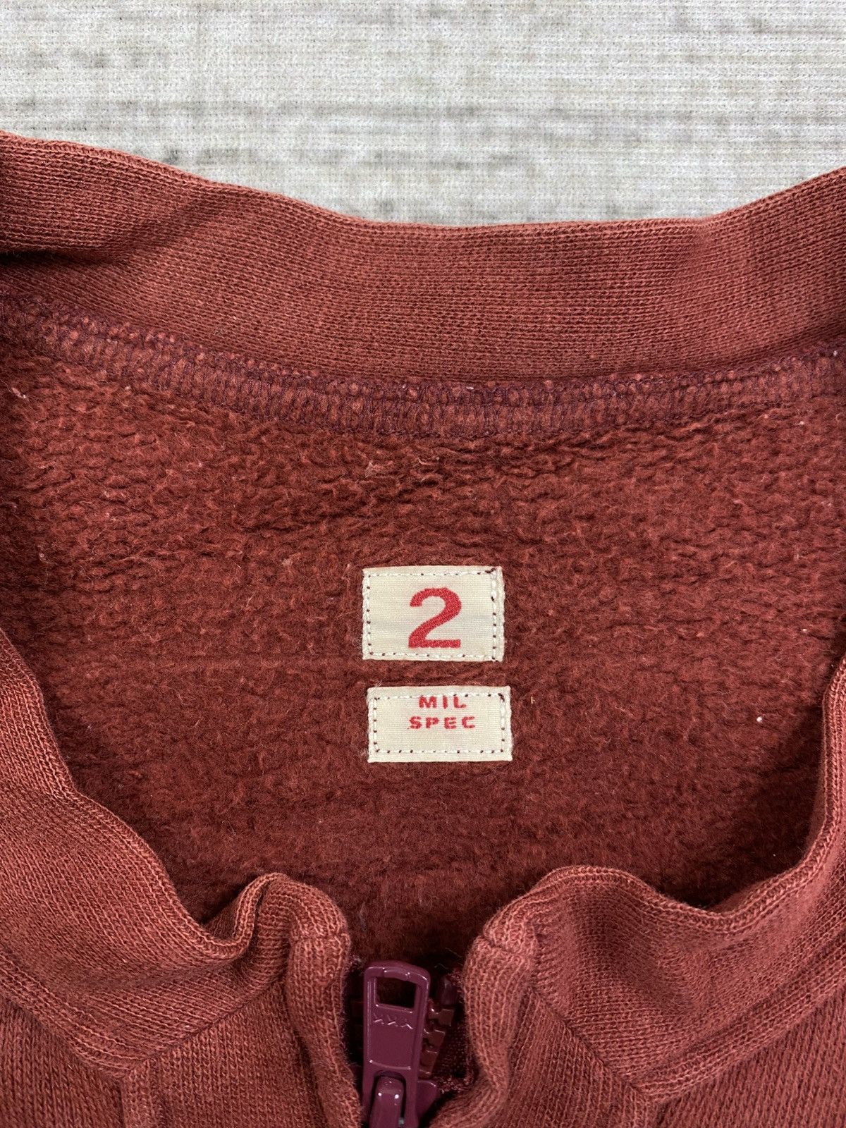 Japanese Brand Vintage Boston Nine Rust Red Zip-Up Front Pockets Jacket Size US M / EU 48-50 / 2 - 7 Thumbnail