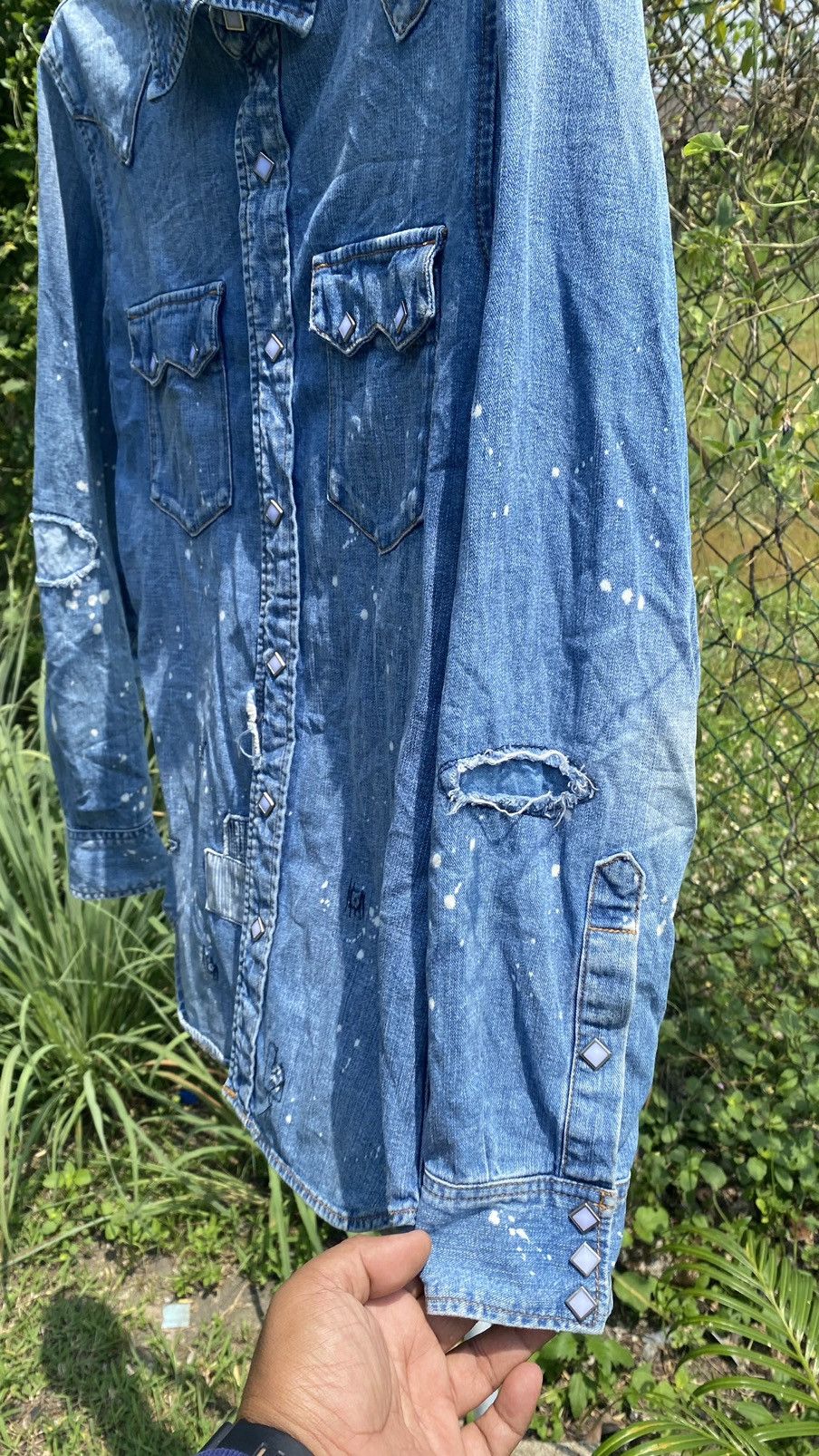 Takeo Kikuchi Vintage Takeo Kikuchi denim shirt Size US M / EU 48-50 / 2 - 7 Thumbnail