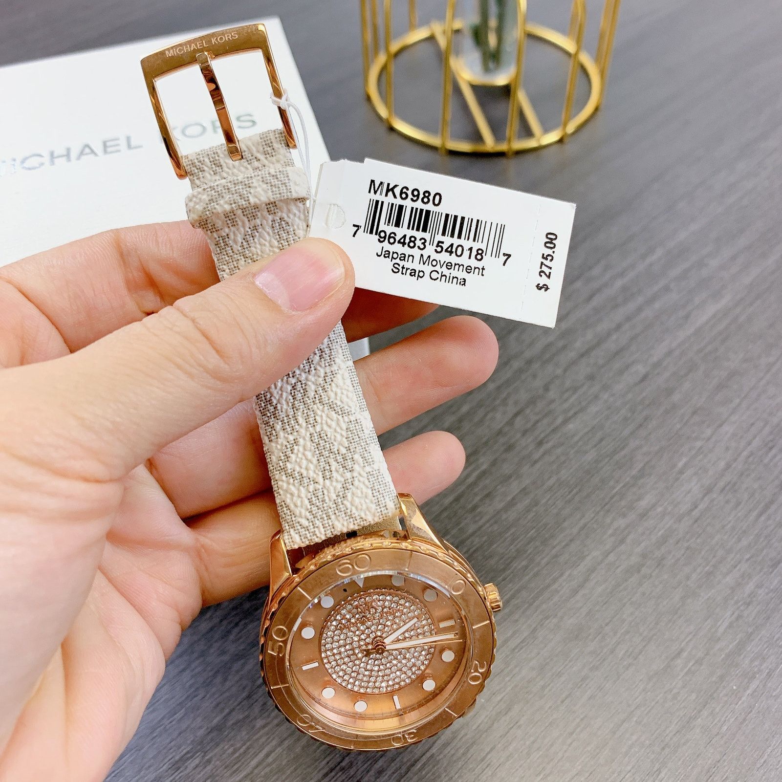 Michael Kors Michael Kors MK6980 runway quartz rose dial ladies watch Size ONE SIZE - 7 Thumbnail