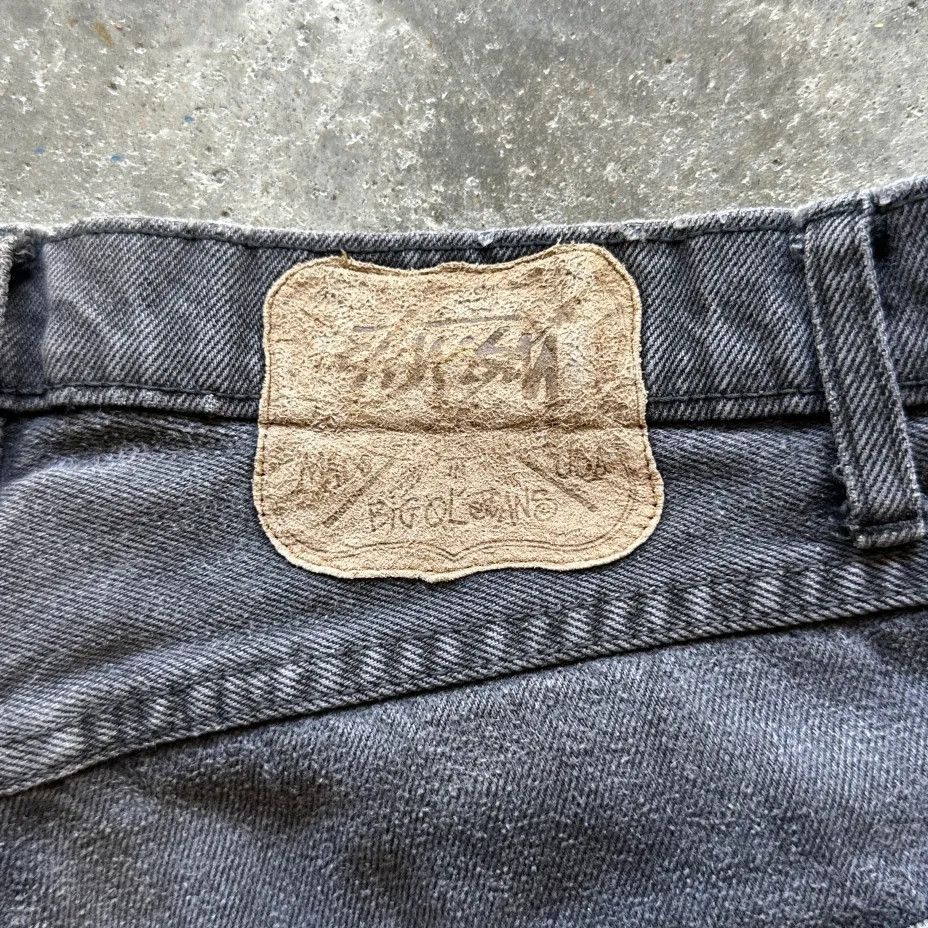 Stussy Vintage 80s Stussy BIG OL Jeans Made In USA Jean Shorts Size US 32 / EU 48 - 3 Thumbnail