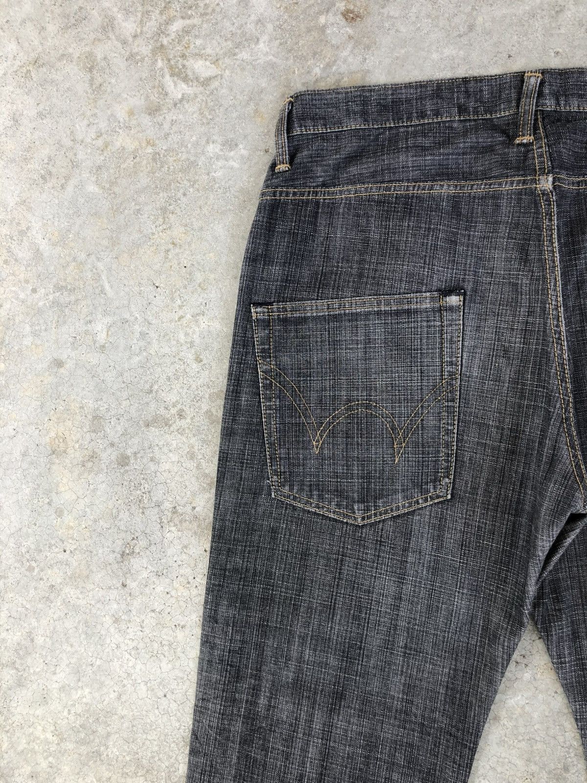 If Six Was Nine Japanese Edwin Flared Jeans Loose Jeans Distressed Jeans Size US 33 - 9 Thumbnail