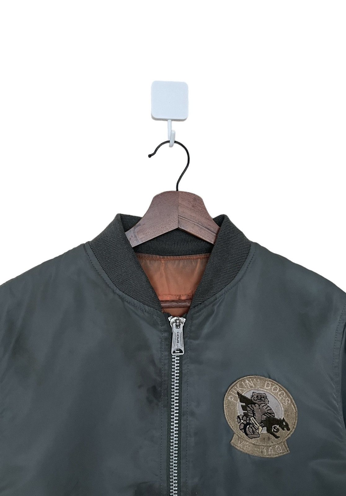 Vintage True Vintage Military MA-1-B Fly Jacket 1960s Size US XL / EU 56 / 4 - 7 Thumbnail