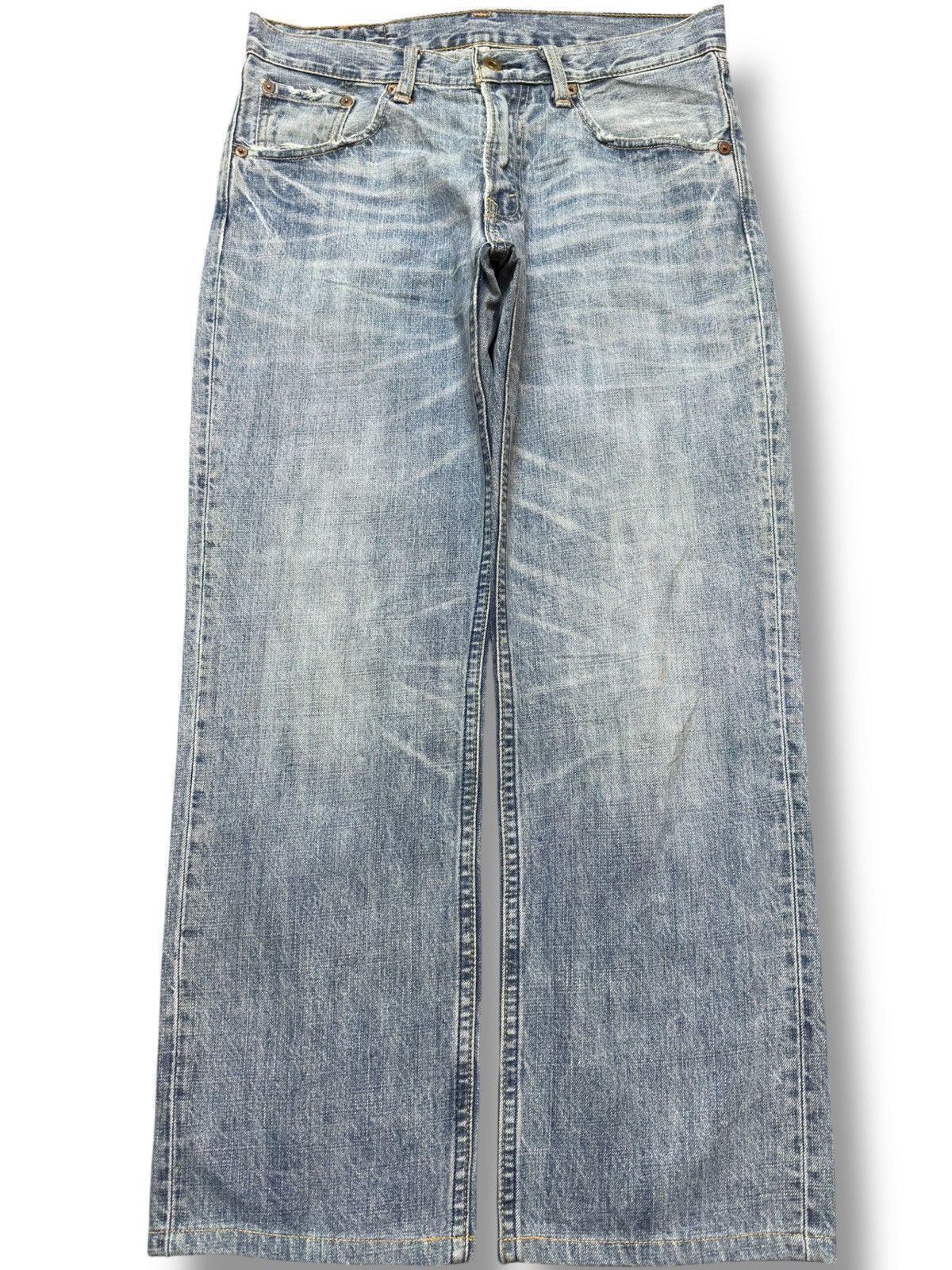 Levi's Vintage Clothing Vintage Levi’s 502 Faded Straight Loose Grunge Denim Size US 30 / EU 46 - 1 Thumbnail