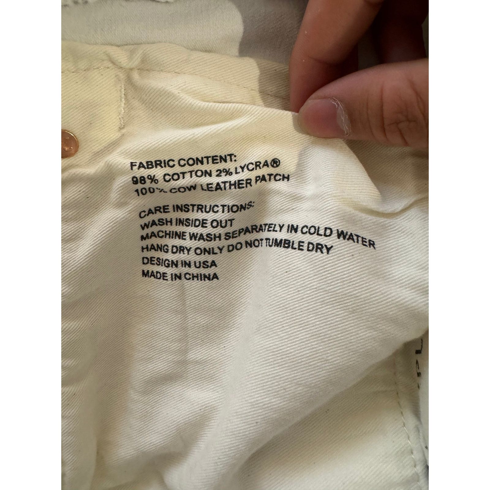 Purple Brand Purple Jeans White Plain Used 36 Size US 36 / EU 52 - 5 Thumbnail