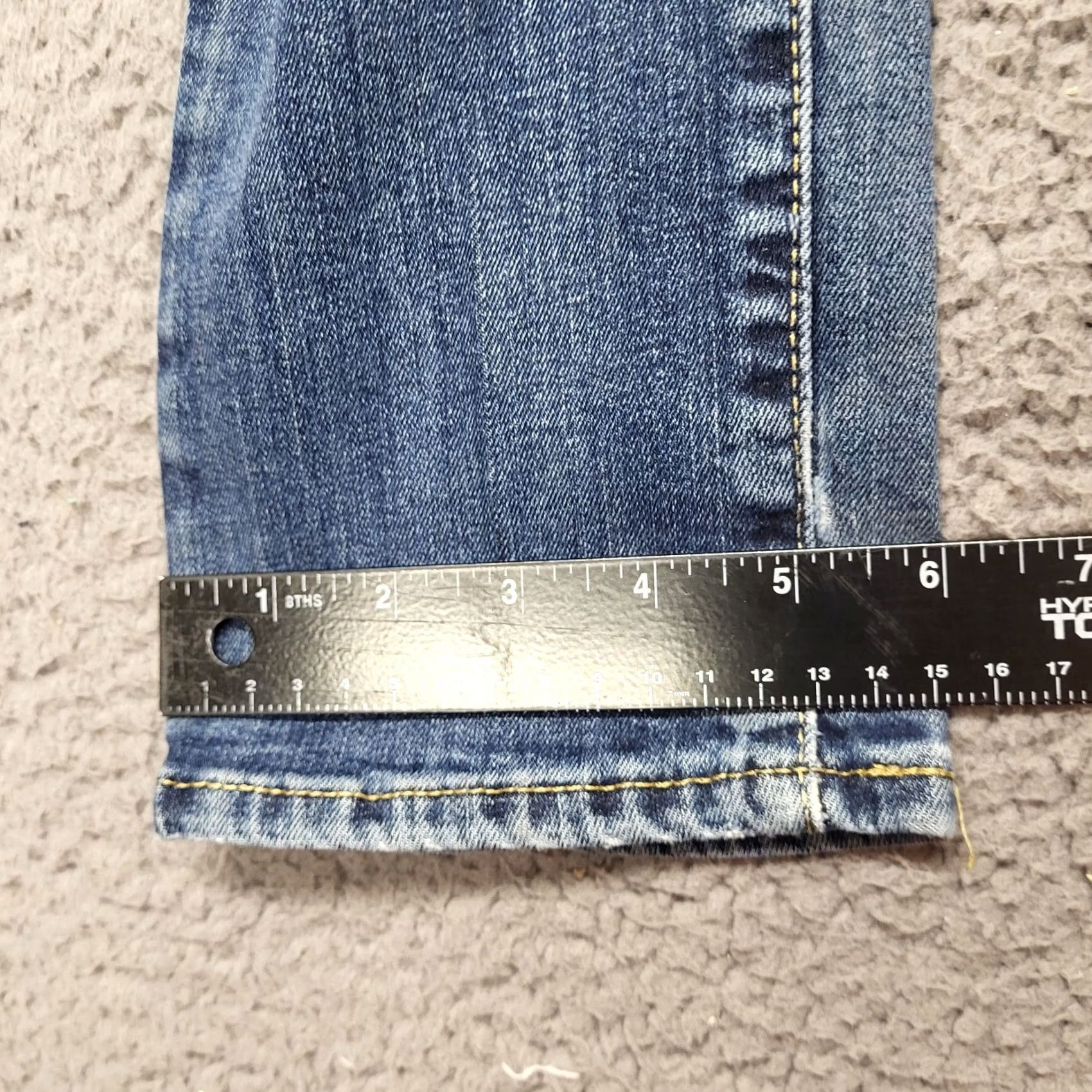 Levi's Levi's 511 Jeans Men 29x32 Blue Denim Med Wash Light Distressed Whiskered Slim Straight Regular USA 500 Series Shirt? Size US 29 - 7 Thumbnail