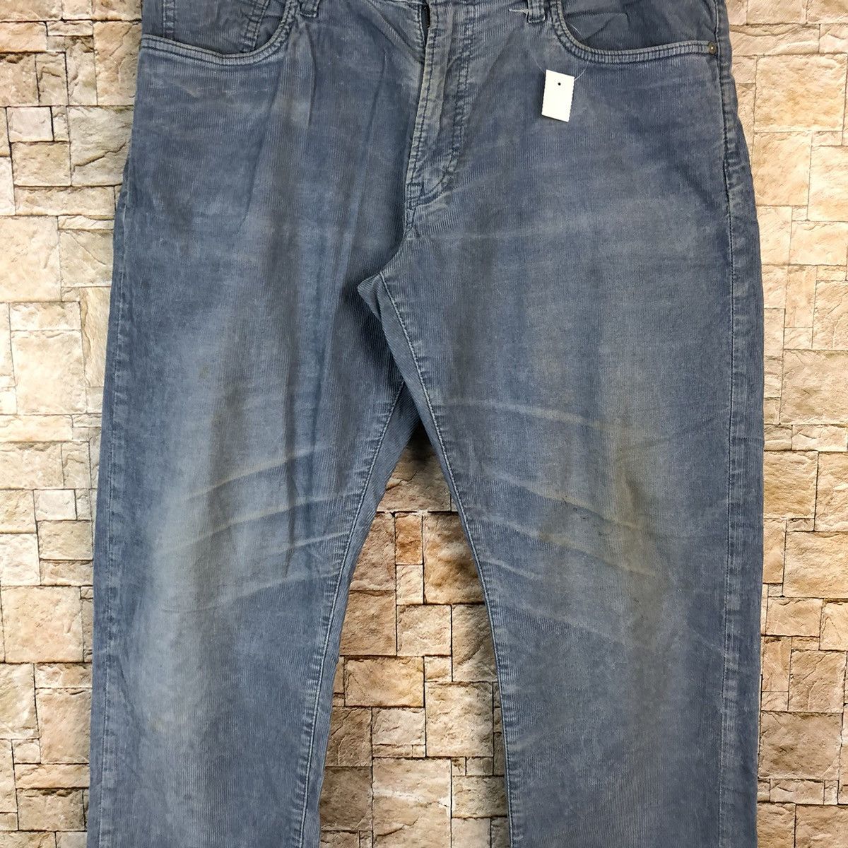 Uniqlo Uniqlo japan vintage Blue Conduroy Pants #A1130 Size US 35 - 5 Thumbnail