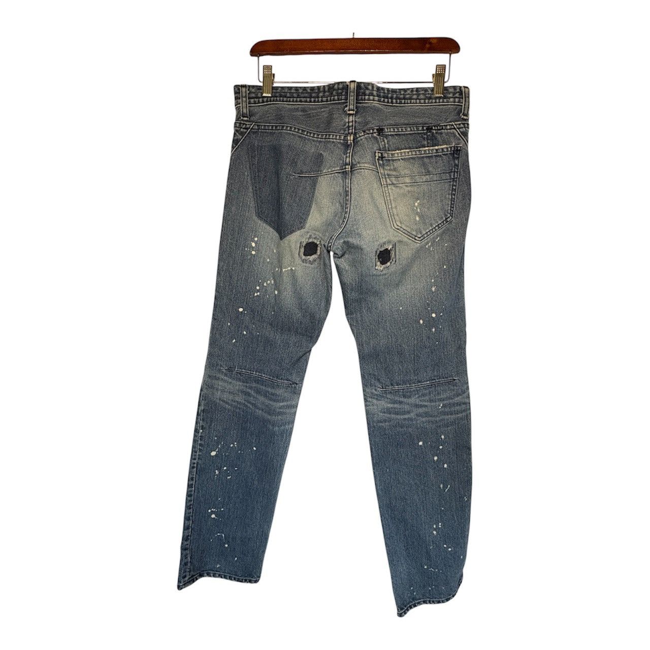 Number (N)ine Number (N)ine Grunge Denim Pants Size US 32 / EU 48 - 5 Thumbnail