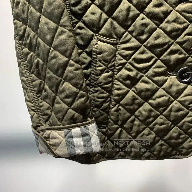 Burberry Burberry Green Cotton Women's Jacket. Size S / US 4 / IT 40 - 6 Thumbnail