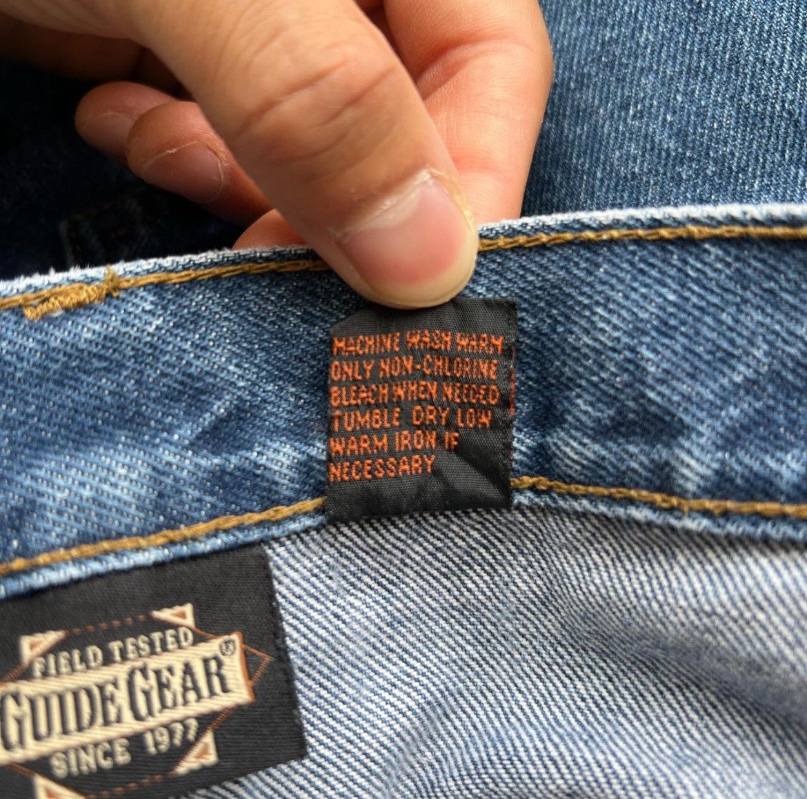 Other Double Paded Denim Jeans Size US 34 / EU 50 - 4 Thumbnail