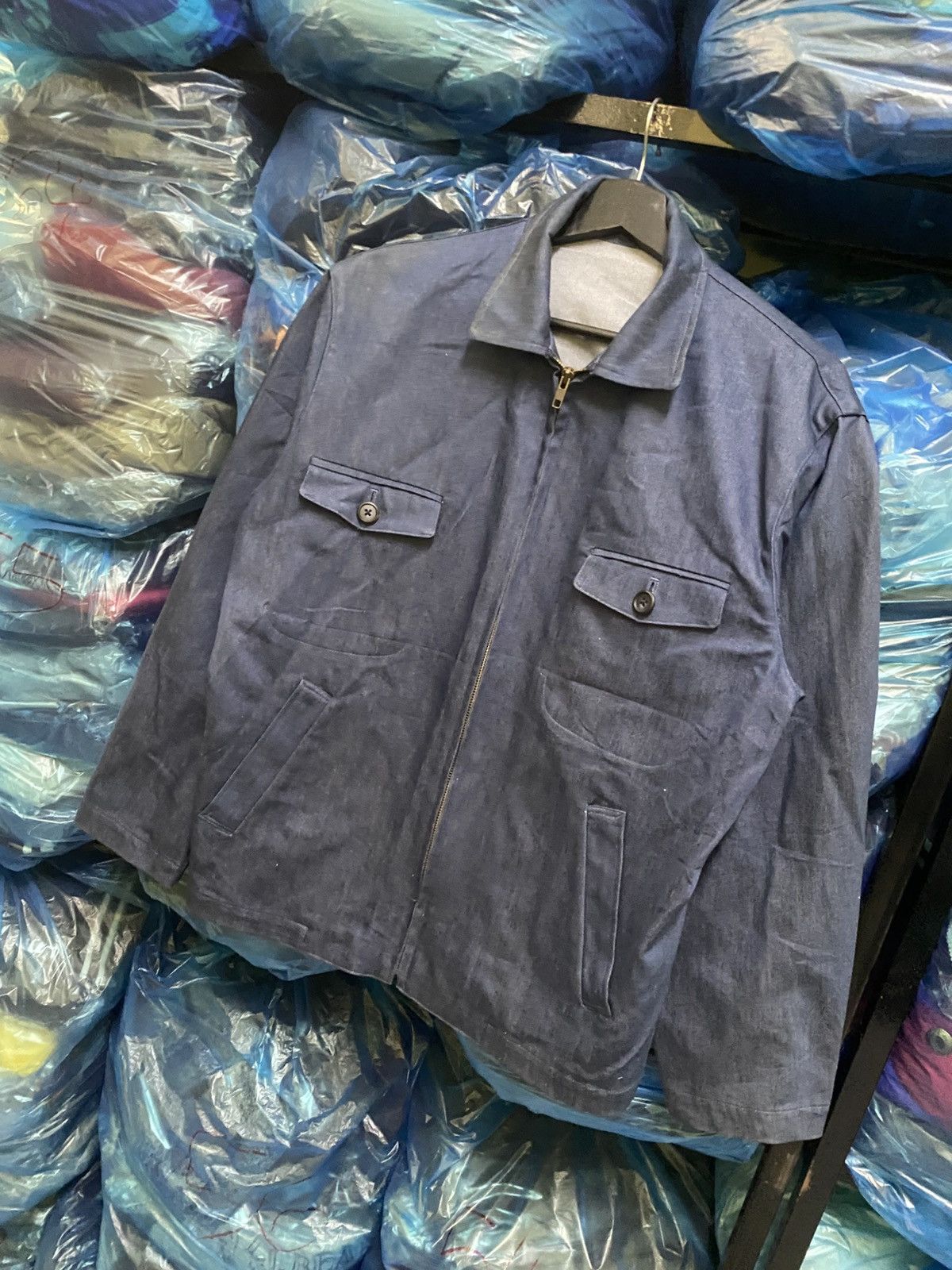 Other McHENRY Japanese Workwear-Inspired Denim Zip Jacket Size US S / EU 44-46 / 1 - 2 Thumbnail