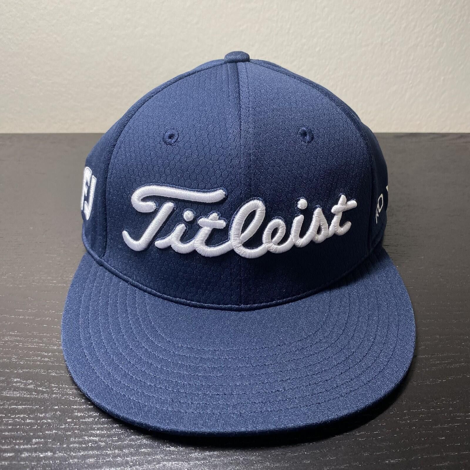 Titleist NWT Titleist Golf Tour Elite Flat Bill Hat Cap Navy/White Size ONE SIZE - 1 Thumbnail