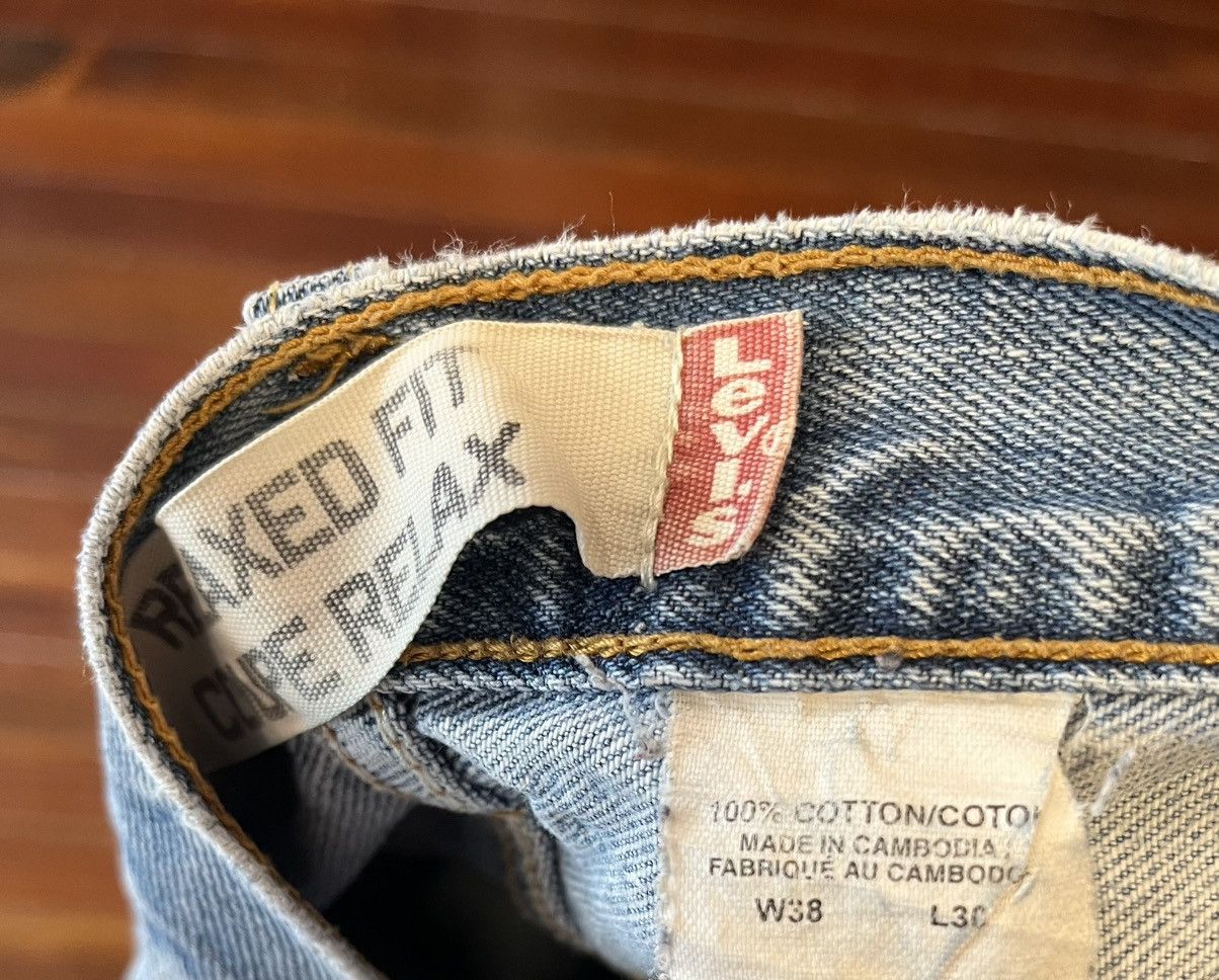 Levi's Levi’s 550 Relaxed Fit Distressed Men’s Denim Blue 38x30 Size US 38 / EU 54 - 5 Thumbnail