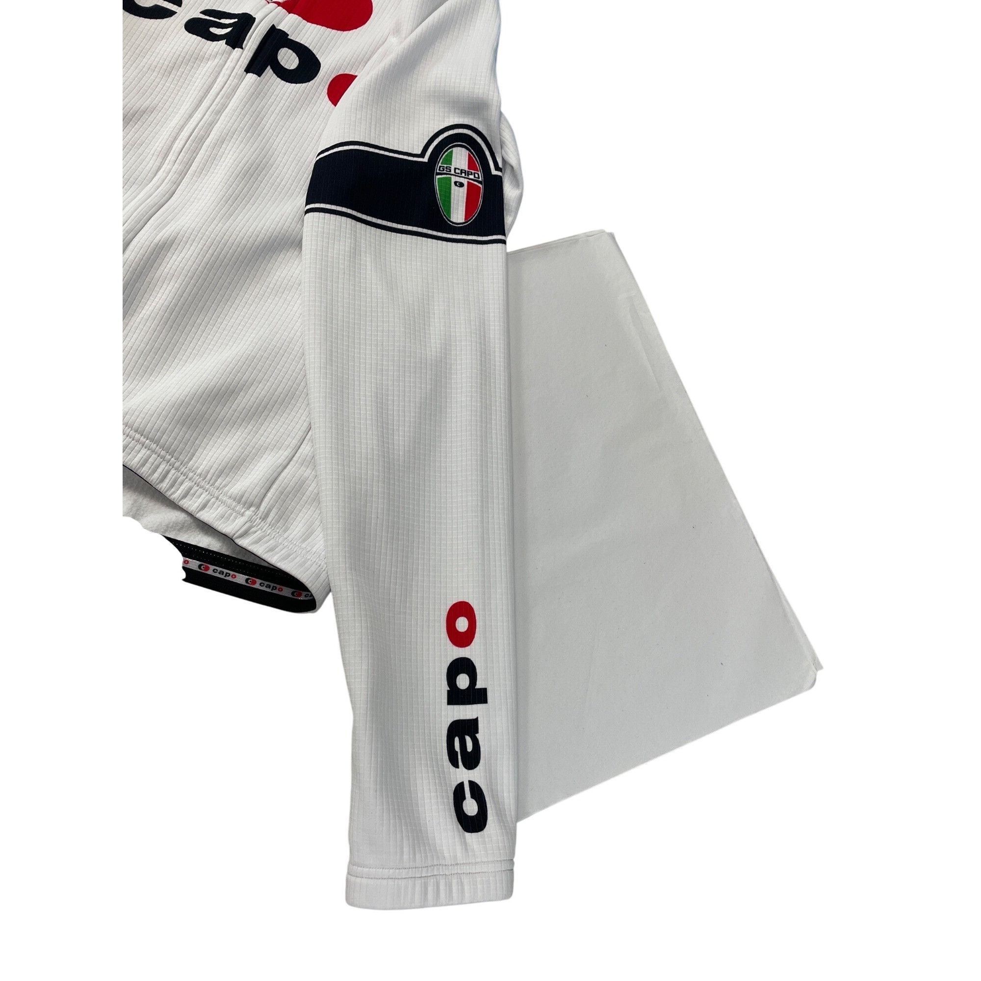 Other Capo GS (Gruppo Supportivo) Mens white black Full Zip Jersey Size US L / EU 52-54 / 3 - 3 Thumbnail