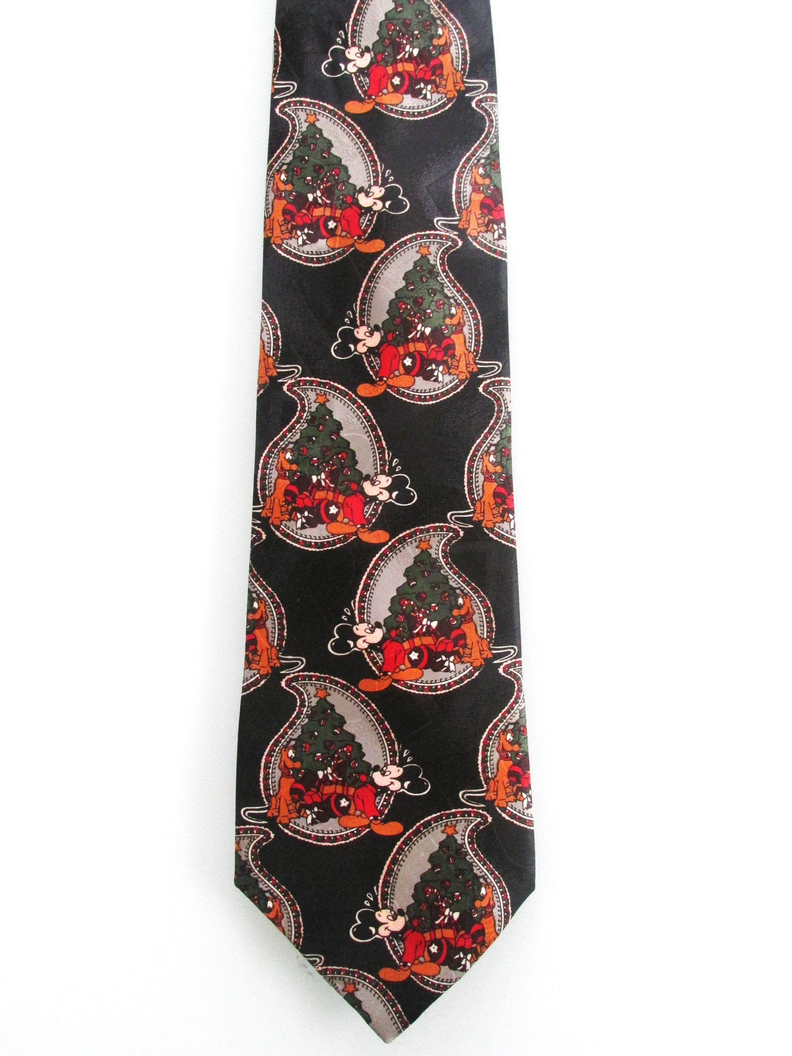 Disney Mickey Mouse/Disney Men's Christmas Tie Size ONE SIZE - 2 Thumbnail