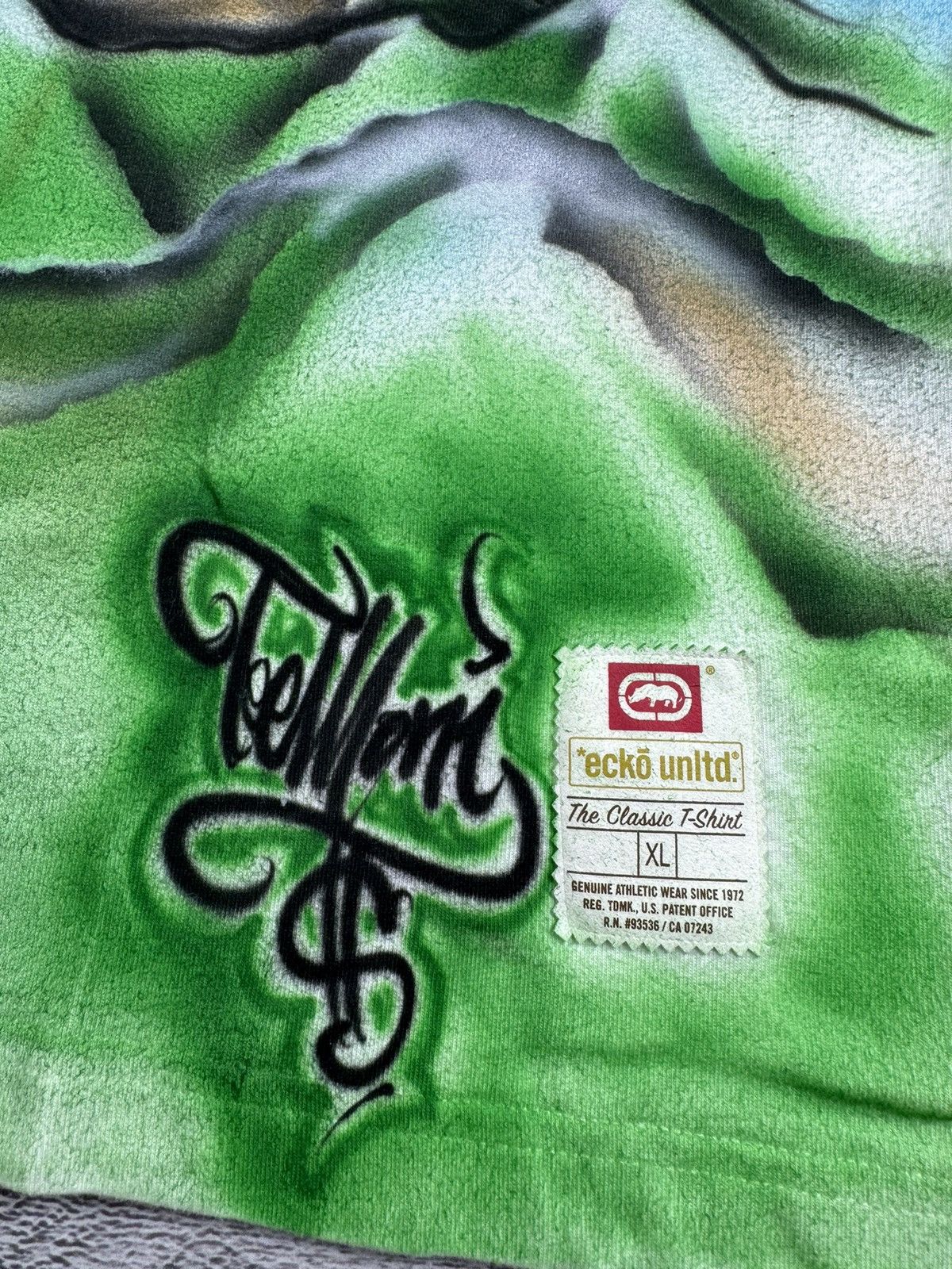 Ecko Unltd. RARE Ecko Unltd Rap Hip Hop Rap Full Print Y2K T Shirt Tee Size US XL / EU 56 / 4 - 7 Thumbnail