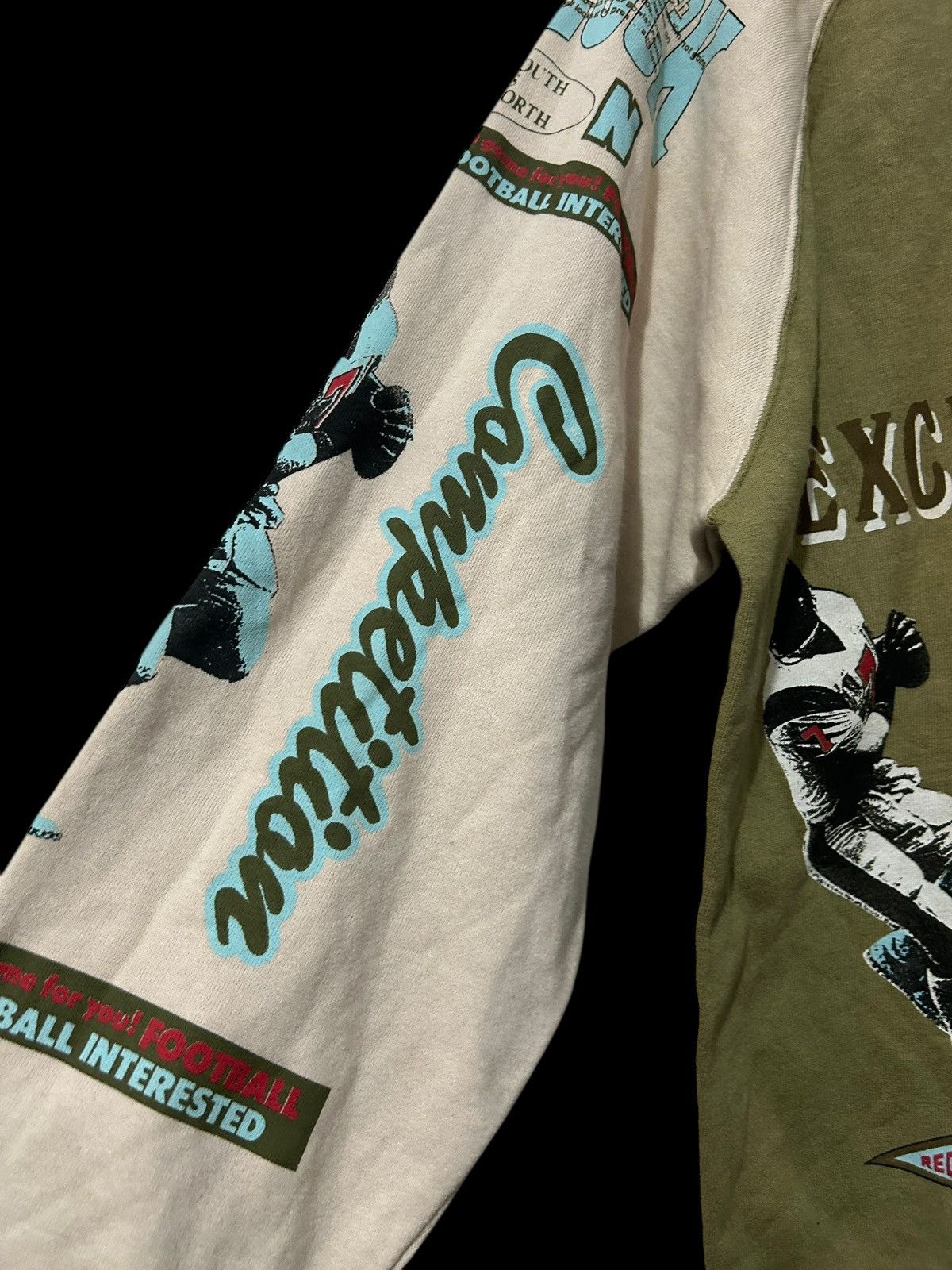 NFL × Vintage 80s Football League Pacific Coast rare allover print sweat Size US L / EU 52-54 / 3 - 11 Thumbnail