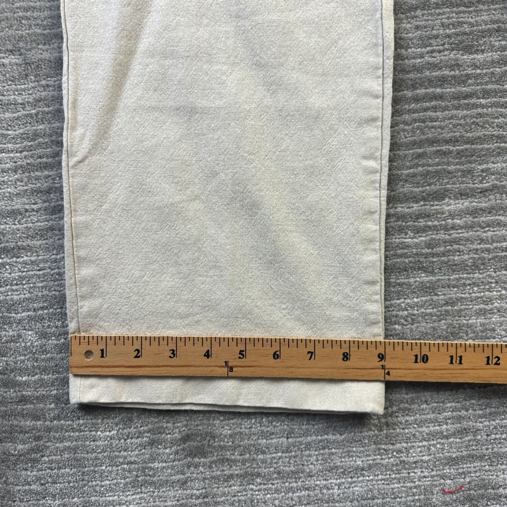 J.Crew J.CREW Pants Mens 35x30 Beige Linen Blend Chino Flat Front 5-Pocket Slimming Regular Straight Trousers Casual Workwear Size US 35 - 6 Thumbnail