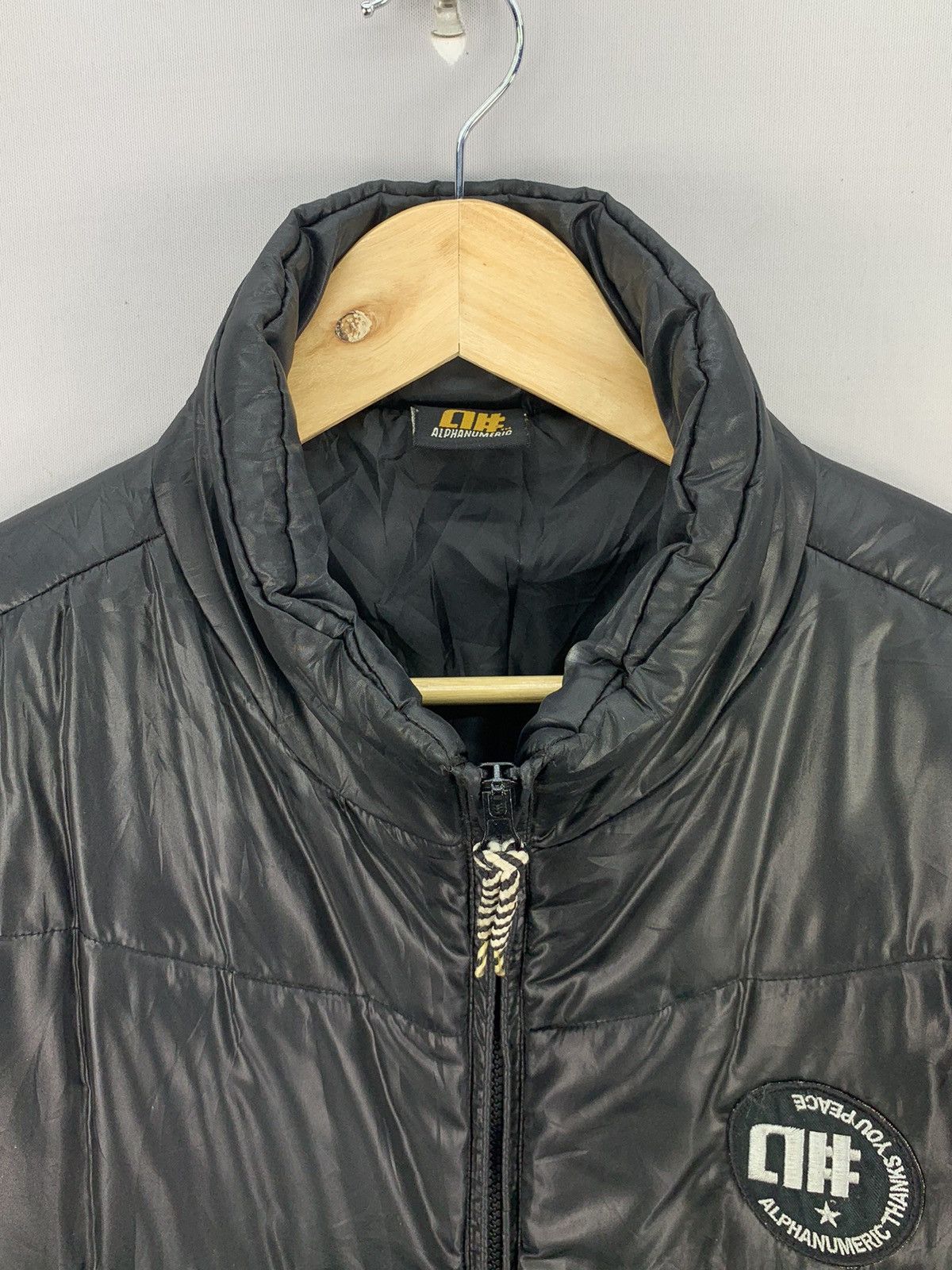 Japanese Brand Vintage Japanese Alpha Numeric Puffer Jacket Size US XL / EU 56 / 4 - 7 Thumbnail