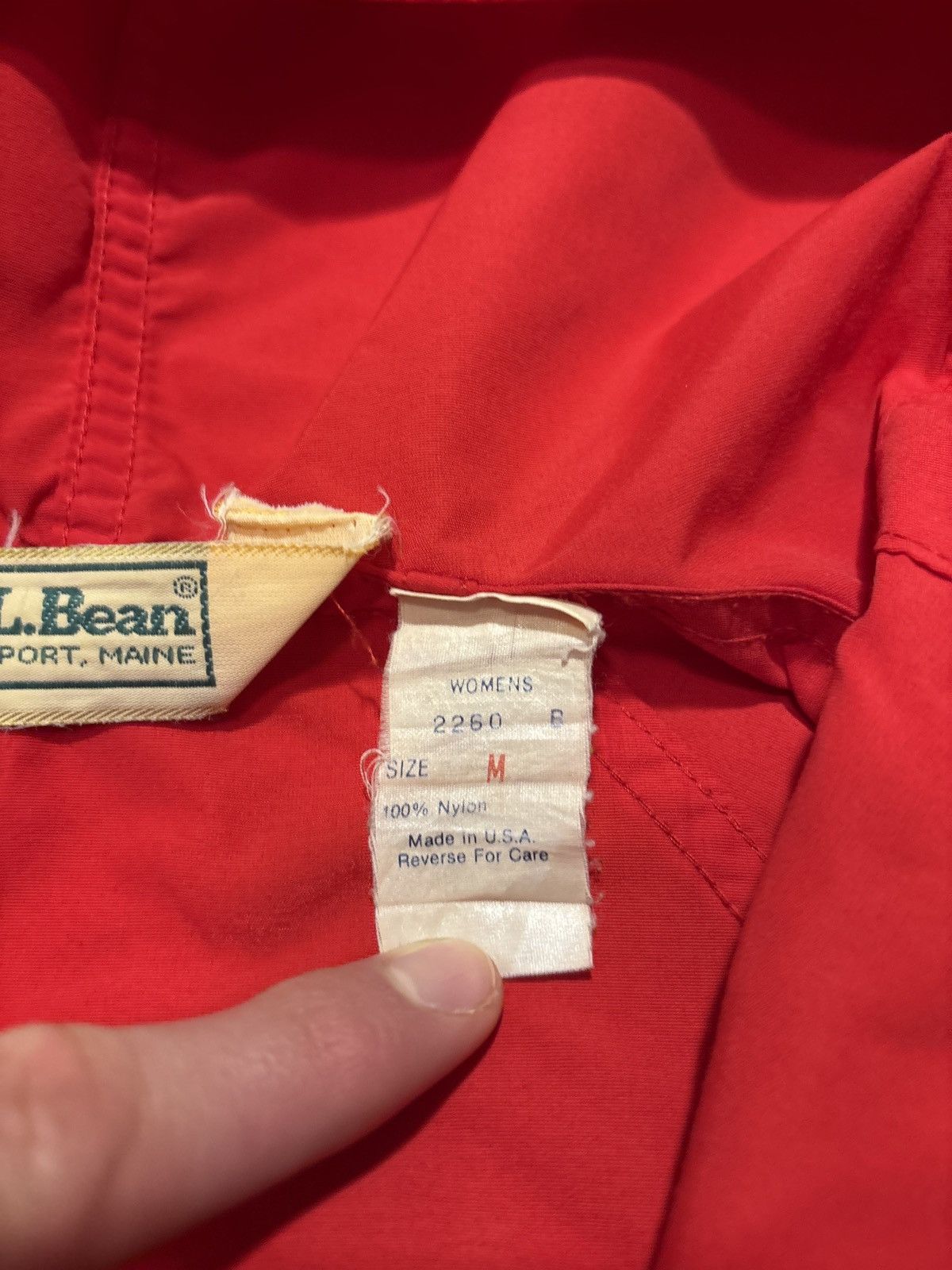 L.L. Bean Vintage Late 80’s L.L. Bean Windbreaker/Rain Coat Size US M / EU 48-50 / 2 - 3 Thumbnail