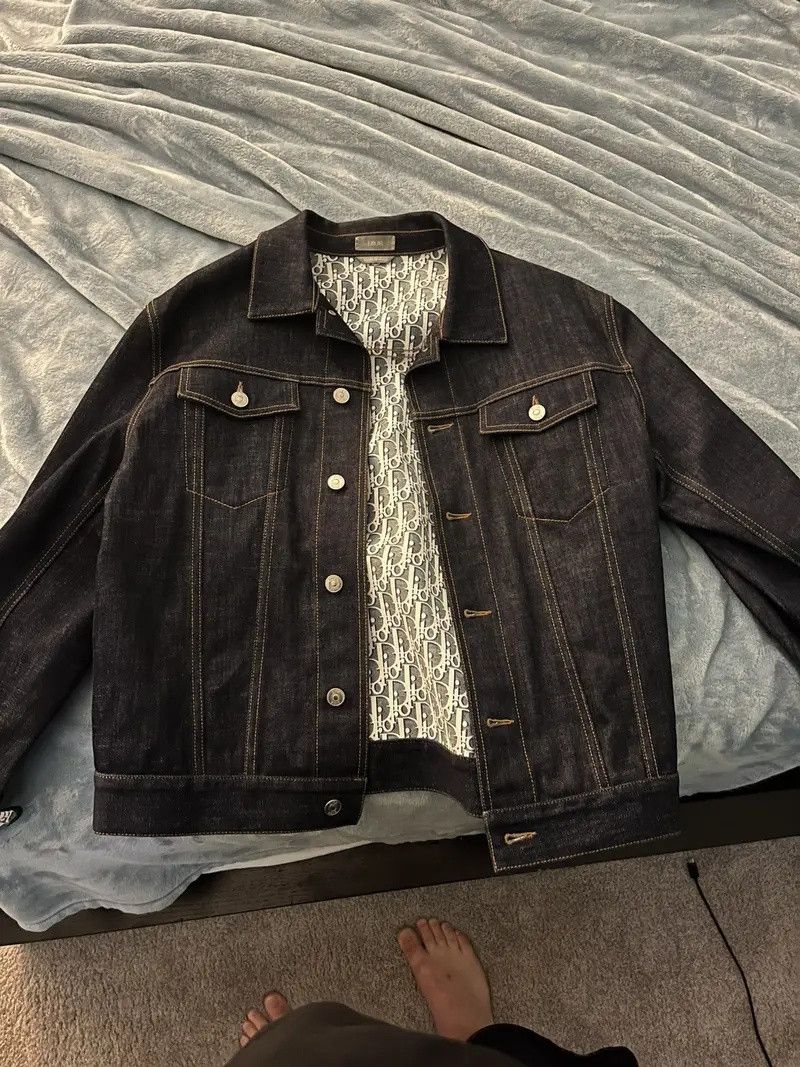 Dior Dior Oblique Denim Jacket Size US L / EU 52-54 / 3 - 1 Thumbnail