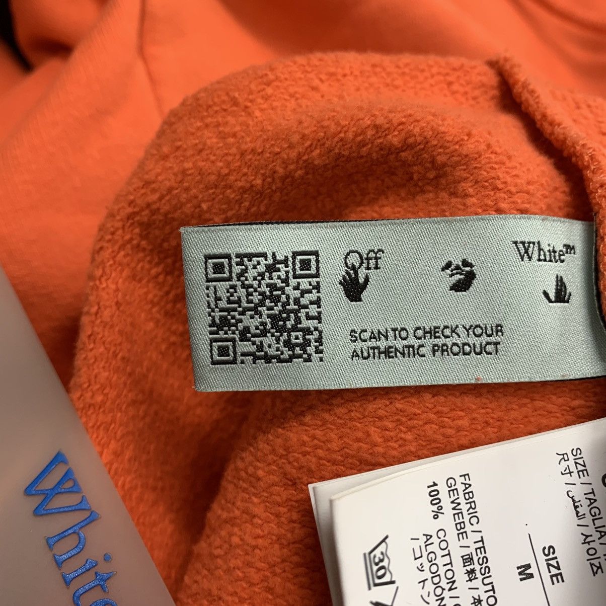 Off-White Off White Medium Hoodie Stencil Arrows Orange Hoodie Virgil Size US M / EU 48-50 / 2 - 12 Thumbnail