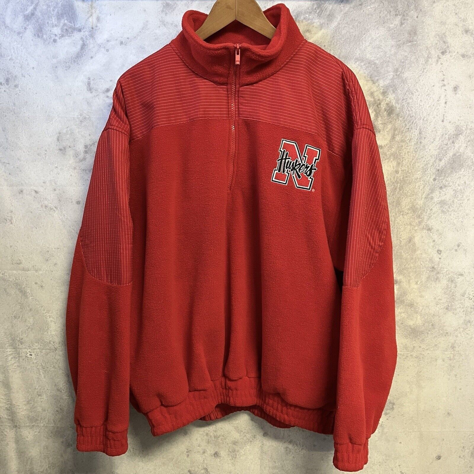 Logo Athletic Vintage University Nebraska Jacket Mens XL Logo Athletic Swe Size US XL / EU 56 / 4 - 1 Thumbnail