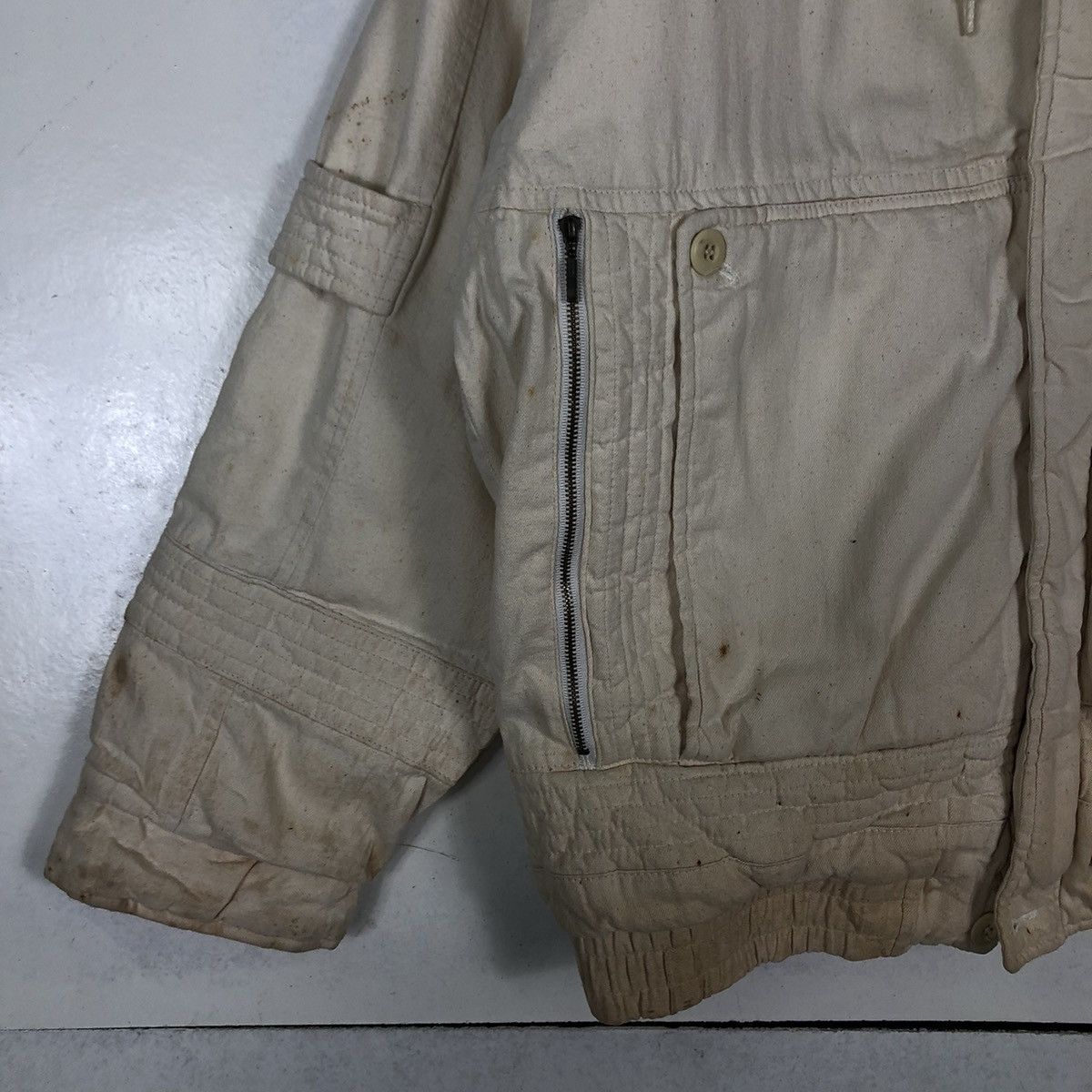 Japanese Brand 90s Vintage Bomber Jacket Parachute Bondage Design Mcgregor Size US M / EU 48-50 / 2 - 16 Thumbnail