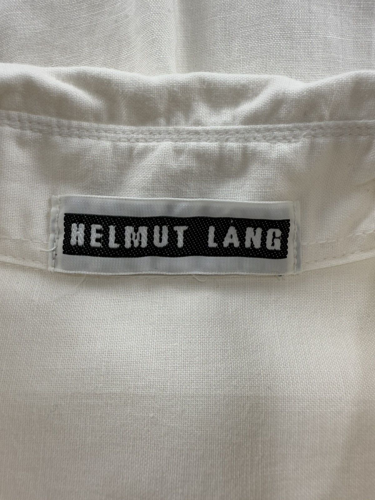 Helmut Lang Vintage Helmut Lang Linen Shirt Size US XL / EU 56 / 4 - 9 Thumbnail