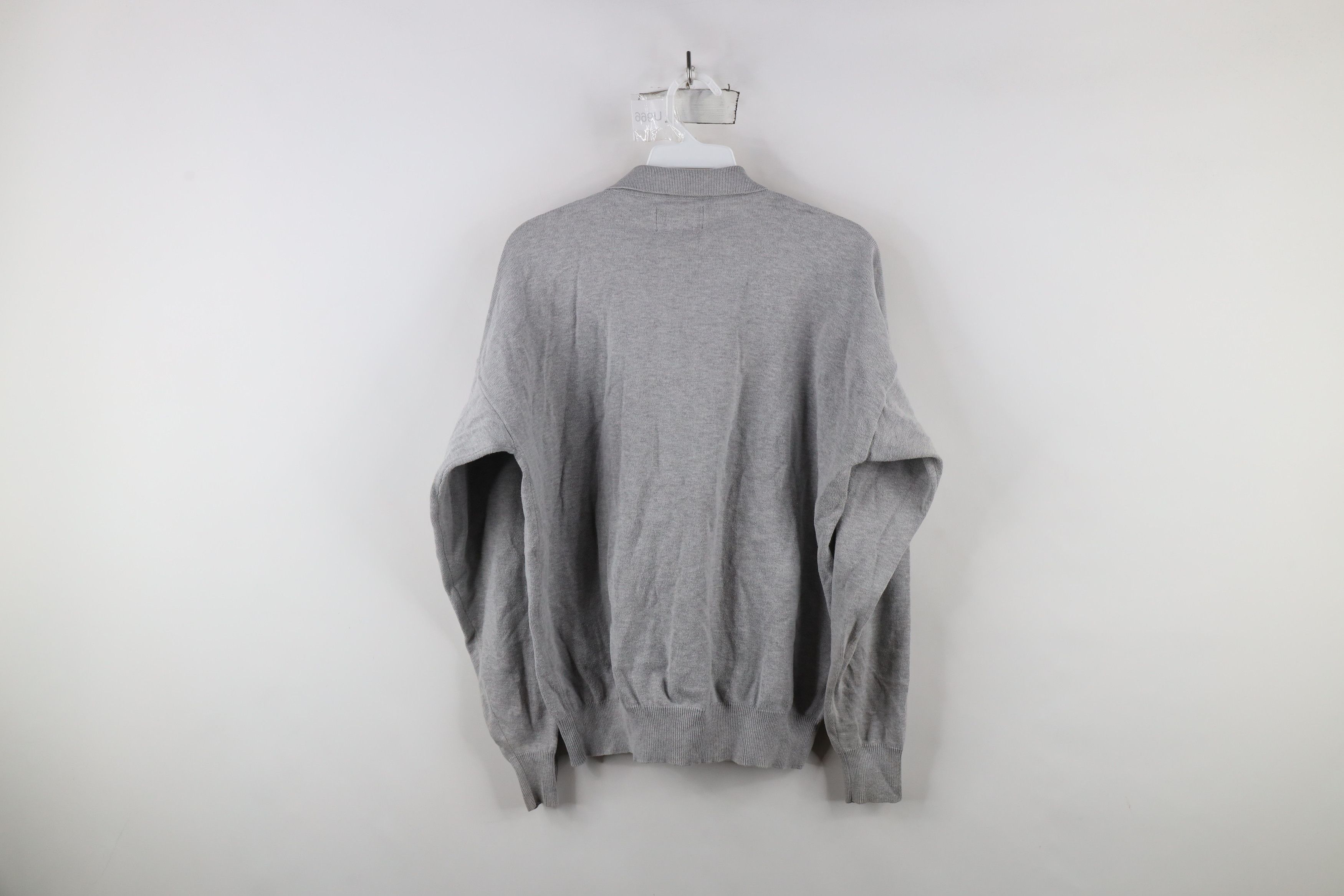 Pendleton × Vintage Vintage Pendleton Cotton Knit Collared Pullover Sweater Gray Size US M / EU 48-50 / 2 - 8 Thumbnail