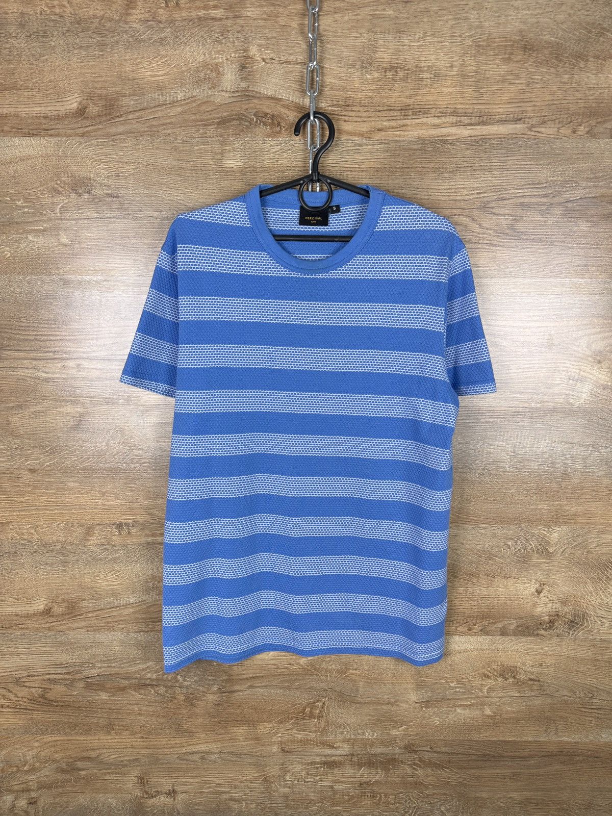 Percival Mens Vintage Percival T-shirt striped tee luxury Size US S / EU 44-46 / 1 - 1 Thumbnail