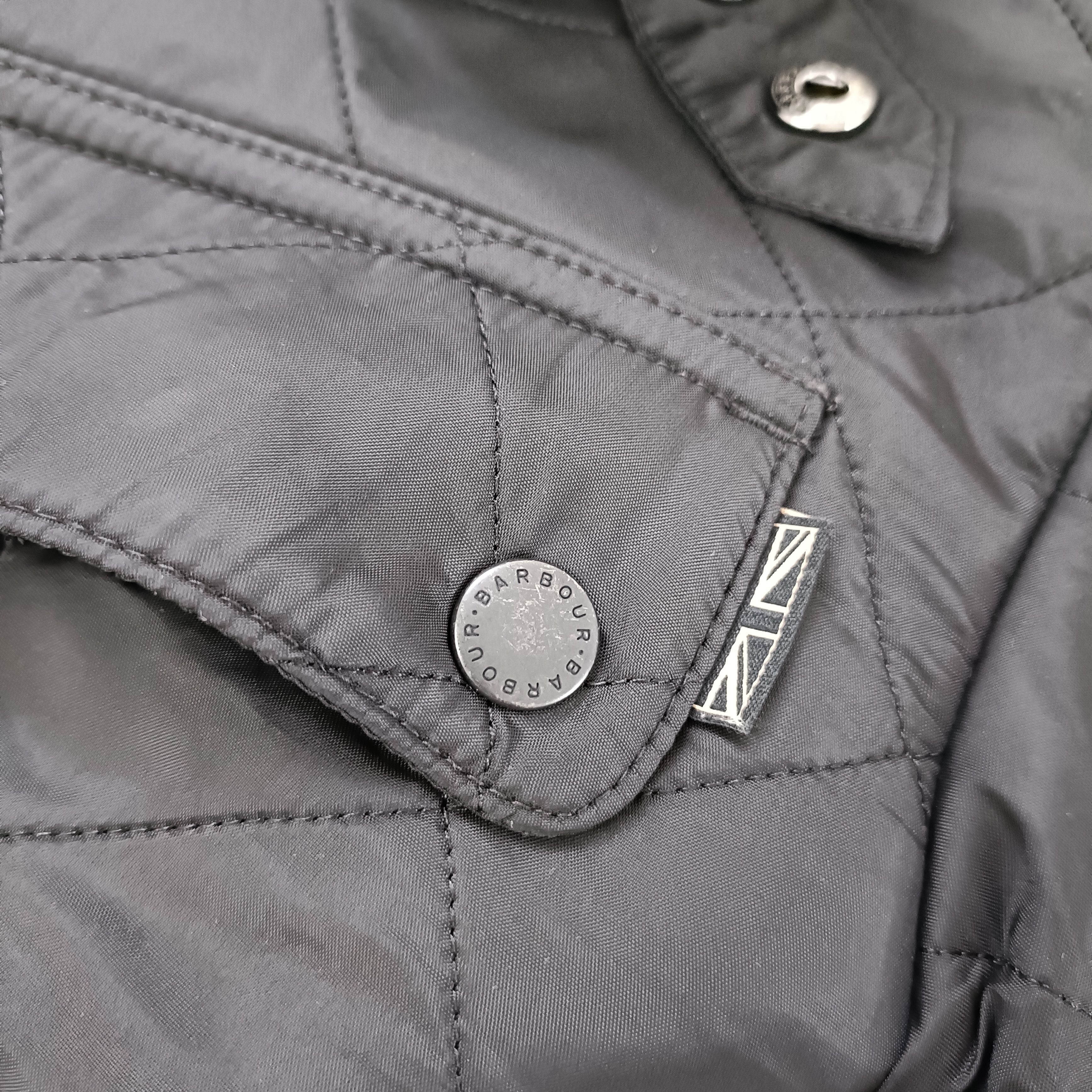 Barbour International Men's Black Quilted ARIEL POLARQUIL Jacket ! Size US XL / EU 56 / 4 - 7 Thumbnail