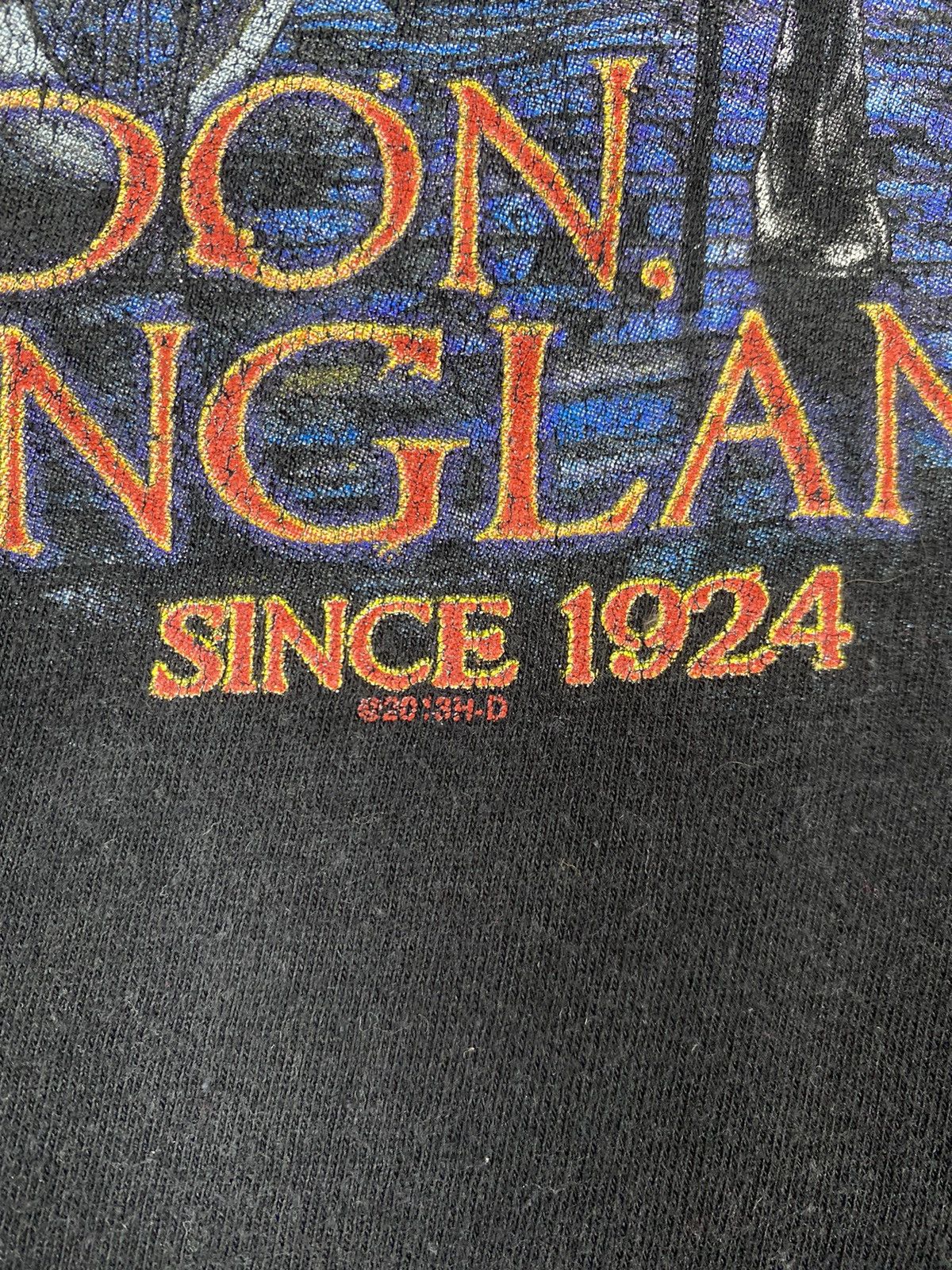 Harley Davidson × Vintage Vintage Harley Davidson Warres England graphic tee 90’s Size US XXL / EU 58 / 5 - 13 Thumbnail