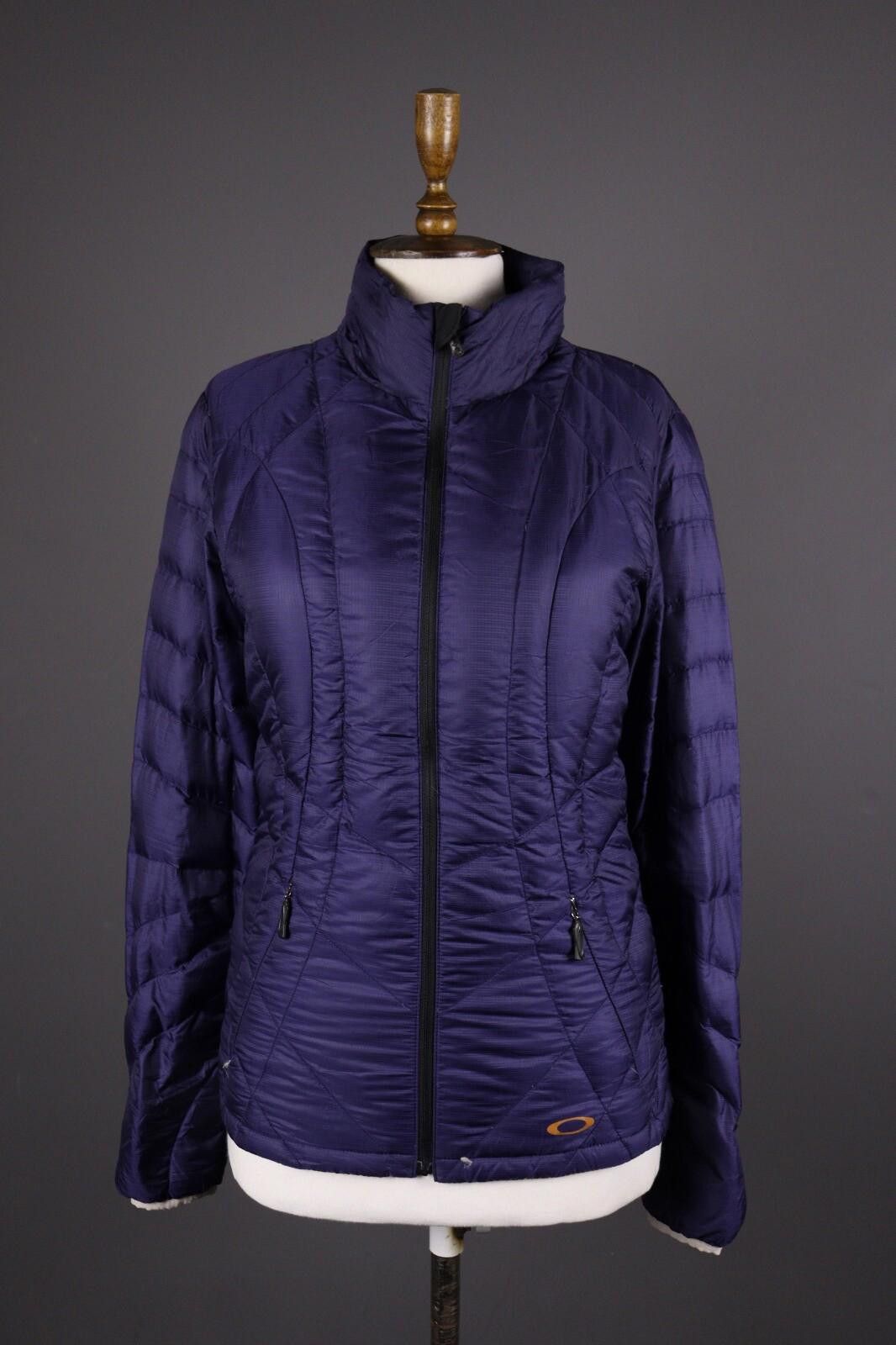 Oakley Oakley Regular Fit Blue Full Zip Quilted Down Jacket Size Size S / US 4 / IT 40 - 1 Thumbnail