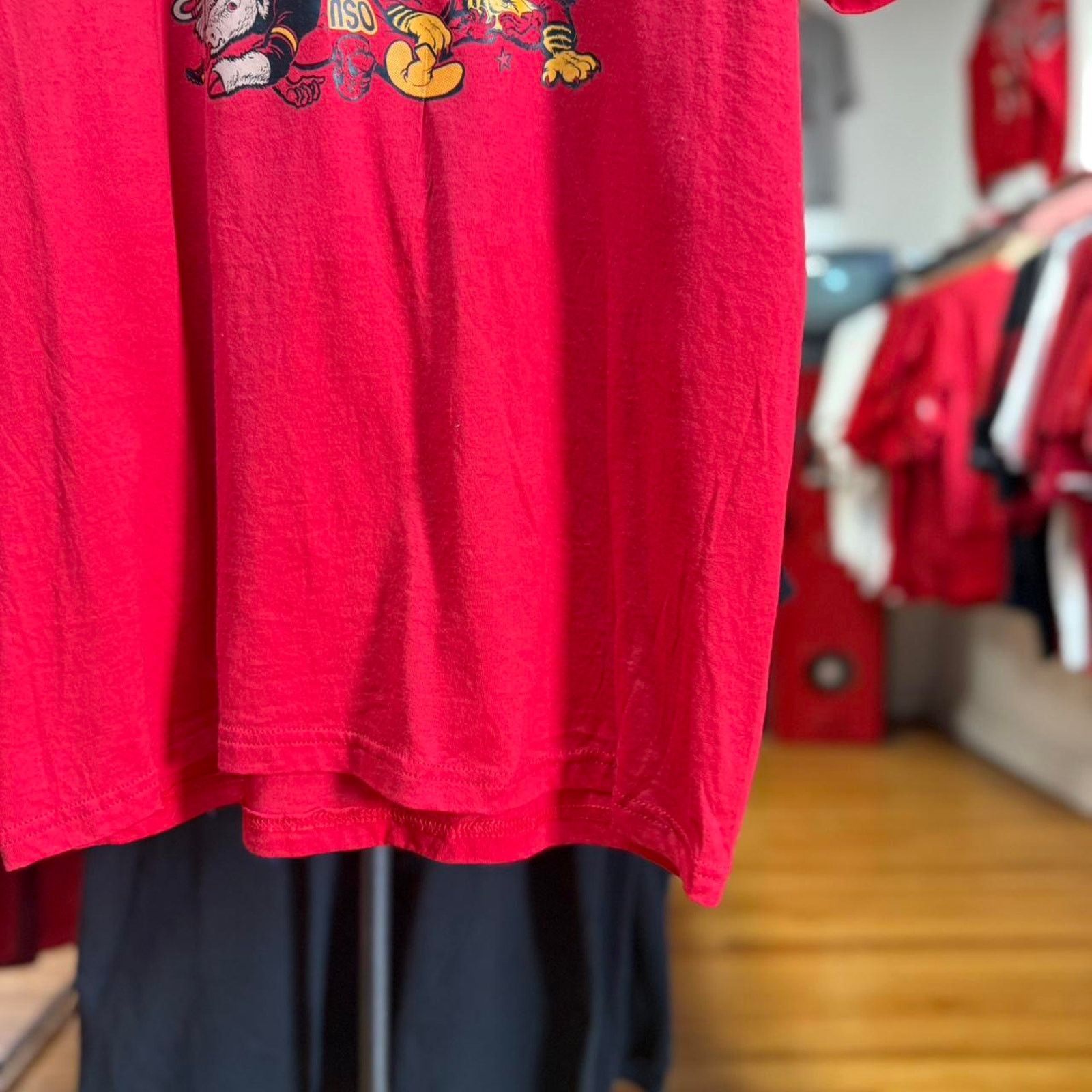 Vintage Vintage 80s Nebraska Huskers Standing in Top T-Shirt Size US XL / EU 56 / 4 - 4 Thumbnail