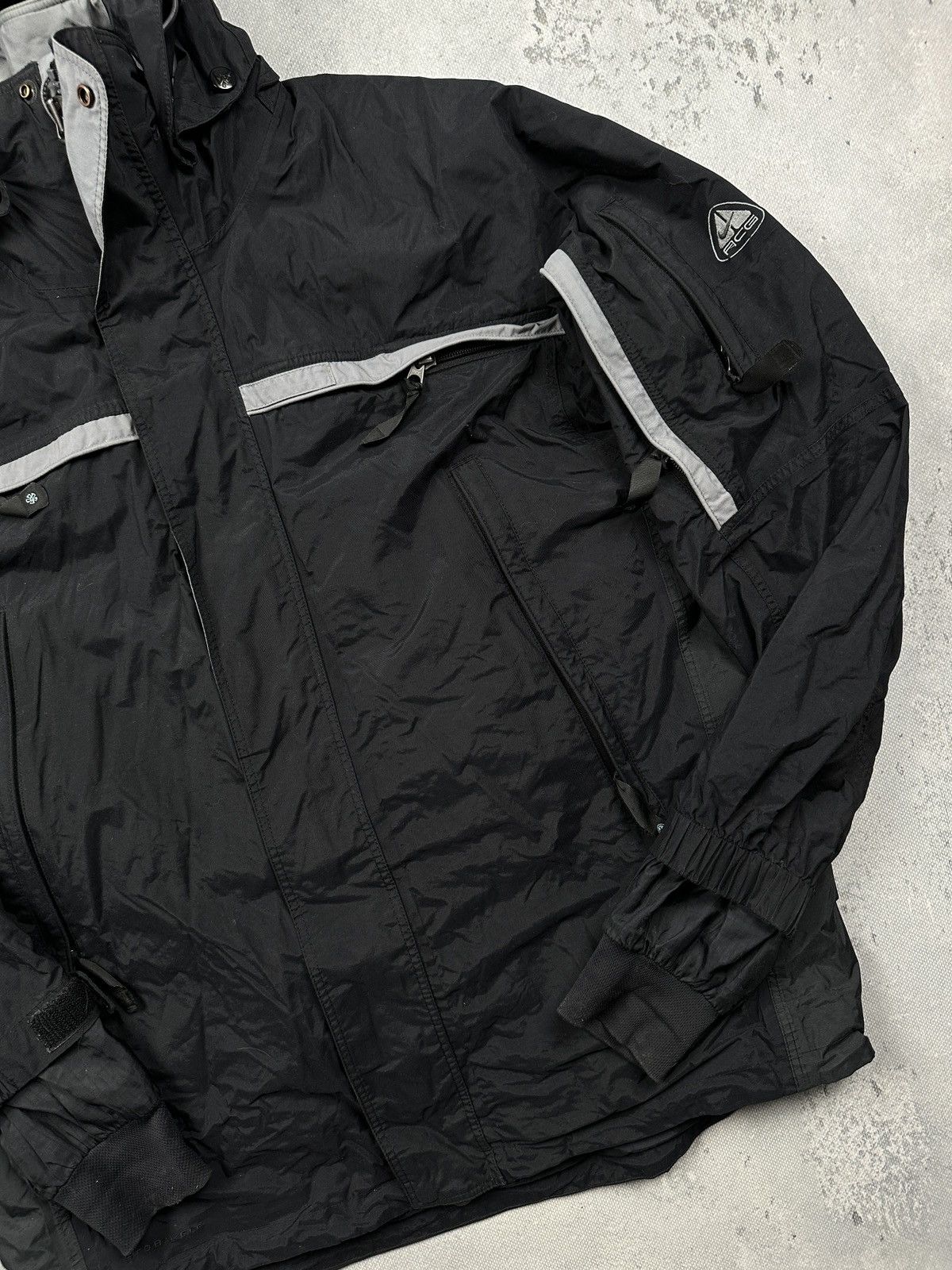 Nike ACG Vintage Nike ACG Technical Outdoor 3-In-1 Black Shell Jacket Size US M / EU 48-50 / 2 - 6 Thumbnail