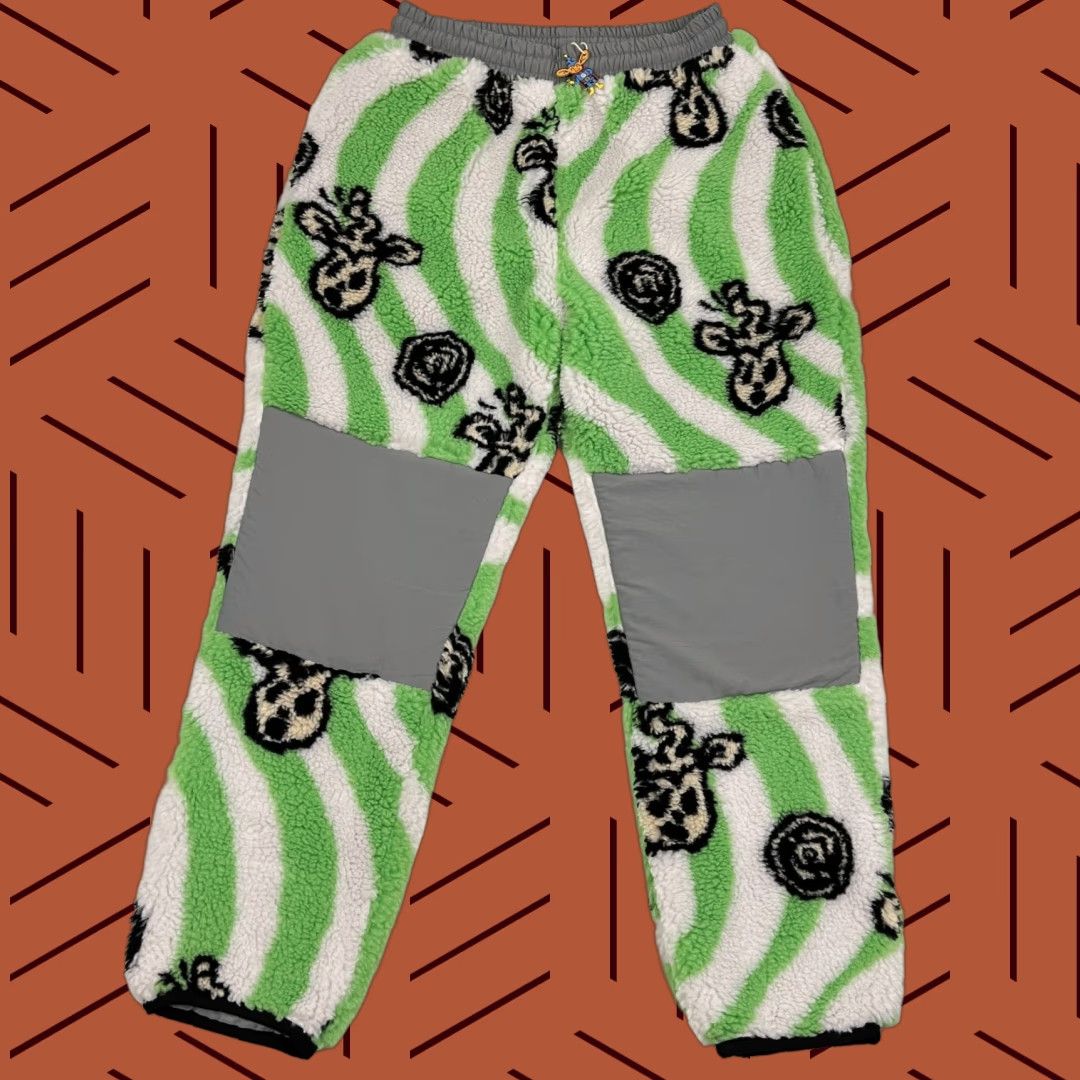 Lucid FC VINTAGE Lucid FC + Tofu Boyo Sherpa Pants Mens Small x 28" Fleece Skulls Heavy Rare 25 Size US 29 - 1 Thumbnail