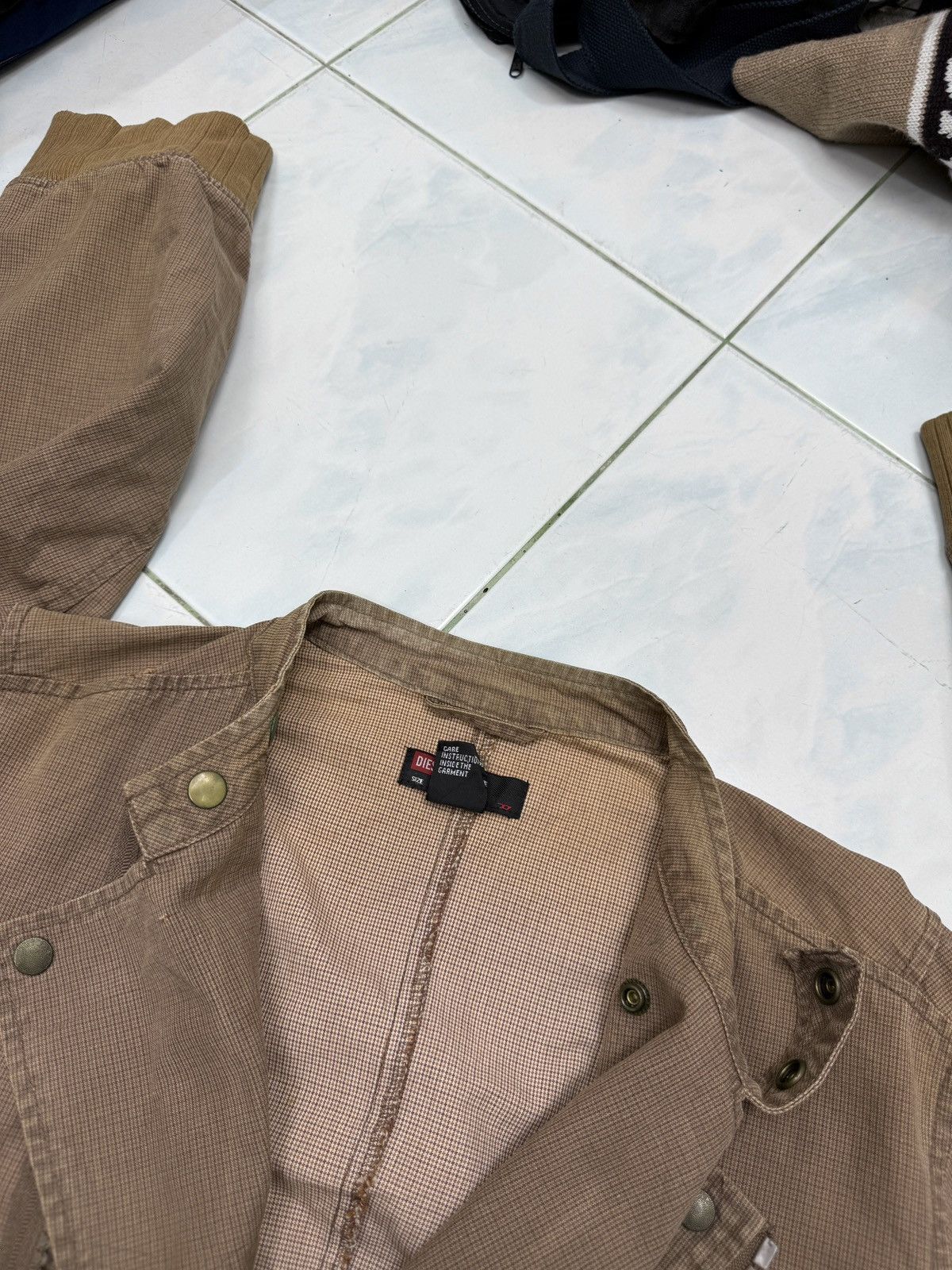 Diesel Black Gold 🔥🔥🔥ARCHIVE DIESEL DOUBLE COLAR JACKET Size M / US 6-8 / IT 42-44 - 13 Thumbnail