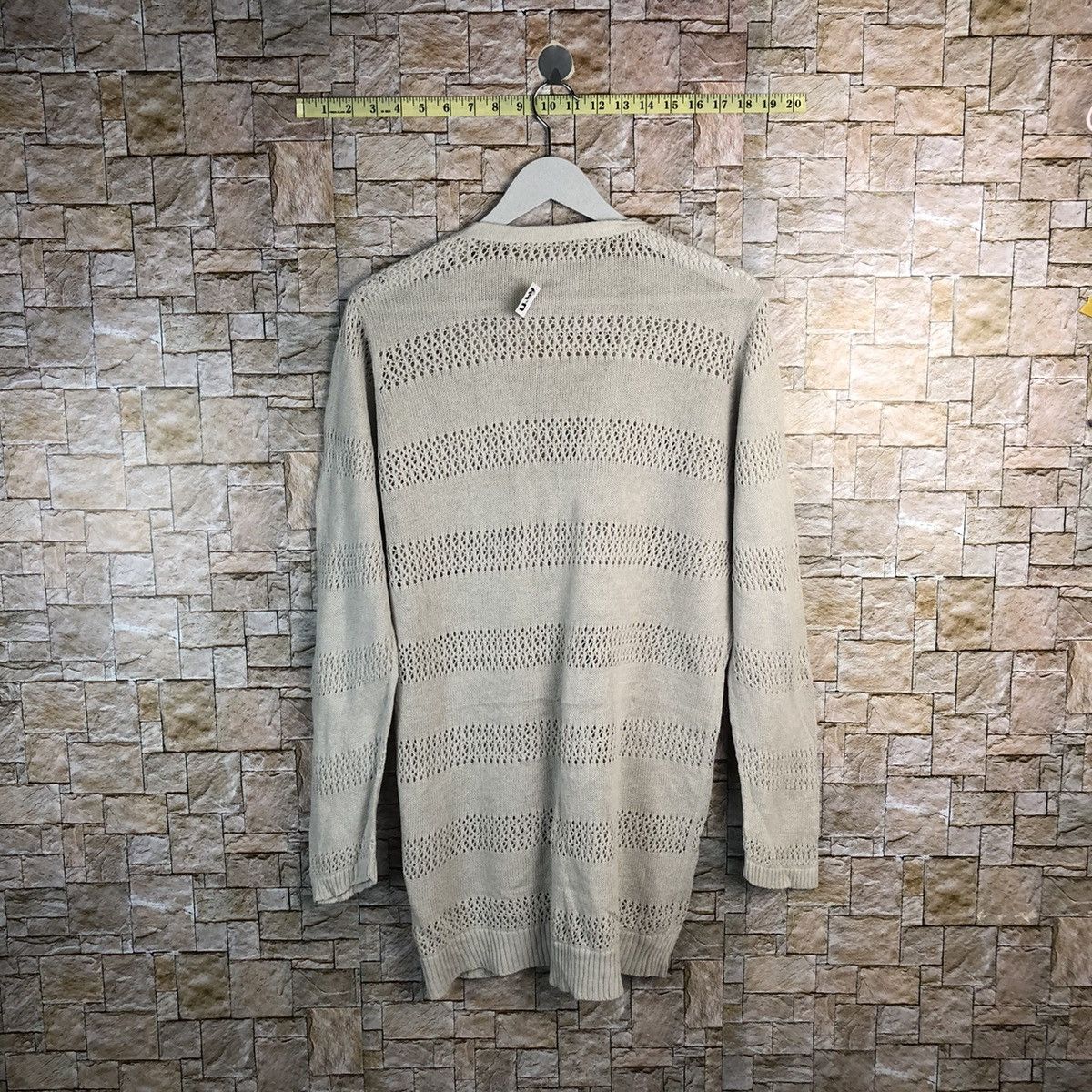 Homespun Knitwear × Japanese Brand Japanese Brand Cream Cardigan Knitwear #A947 Size L / US 10 / IT 46 - 12 Thumbnail